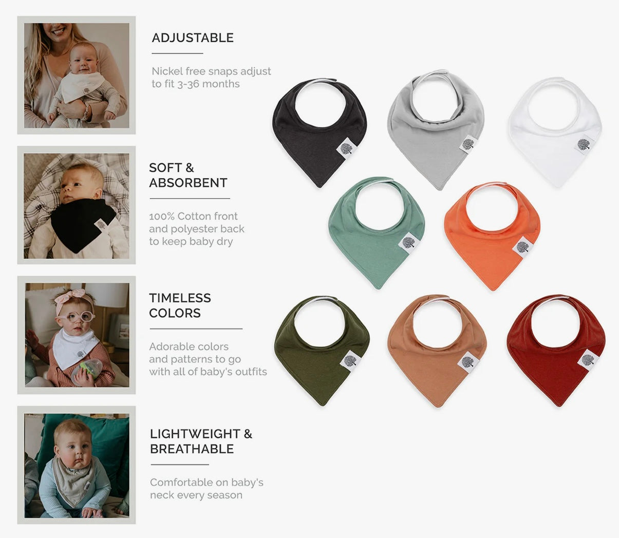 Parker Baby Bandana Bib Estes Set