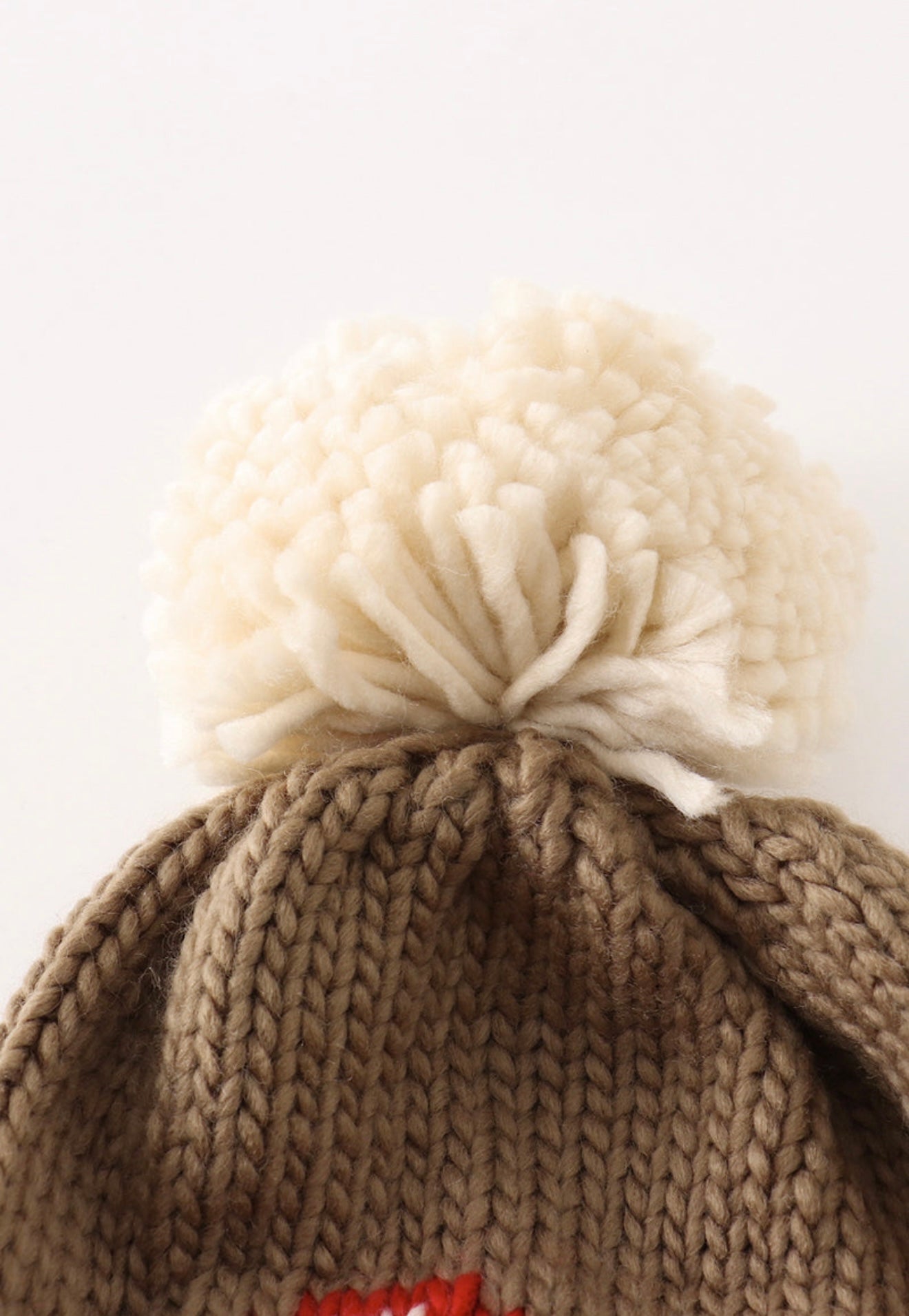 Pompom Cable Beanie
