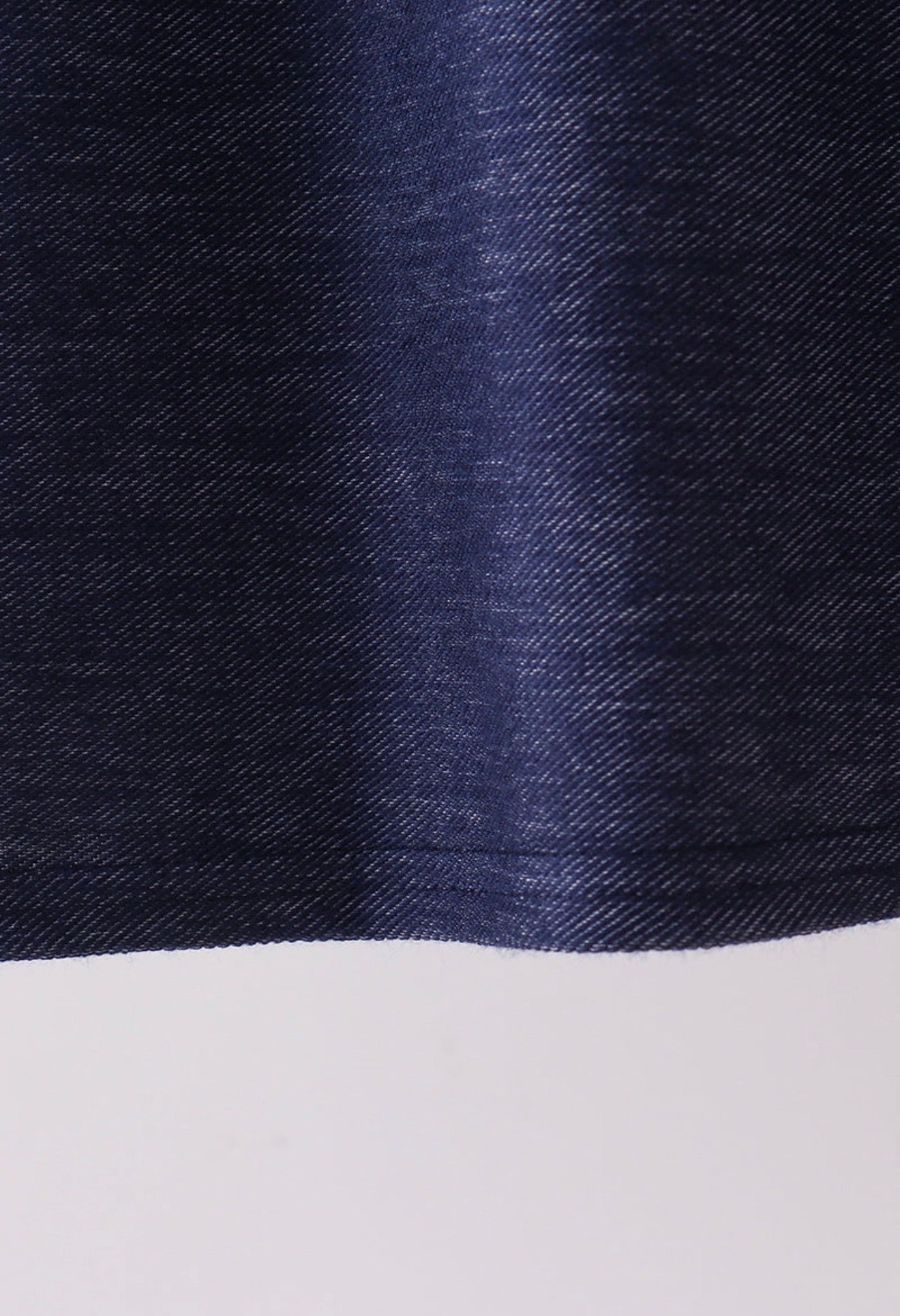 Navy Apple Applique Denim
Dress