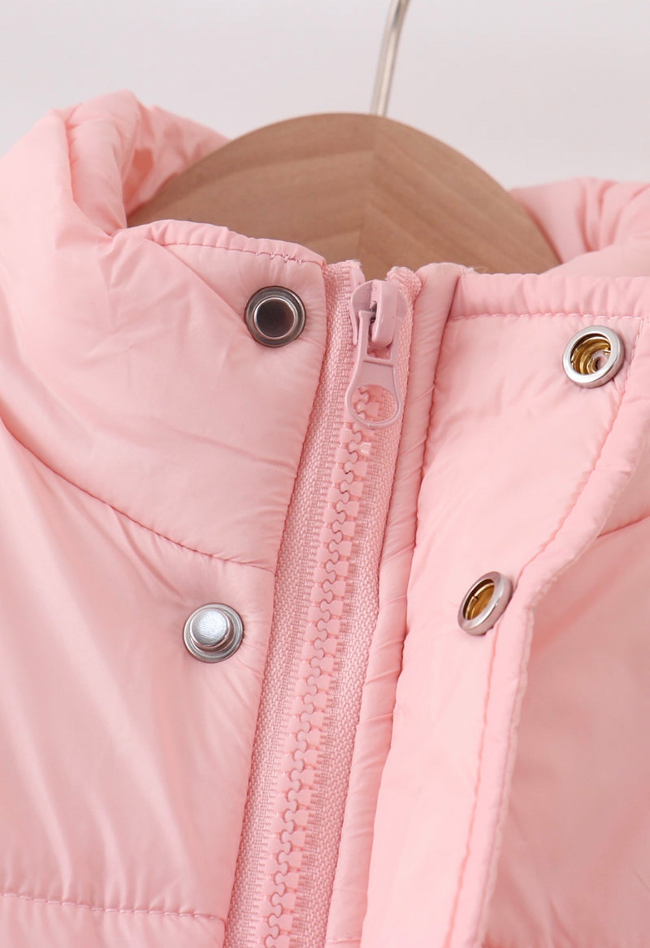 Girl’s pink puffer vest