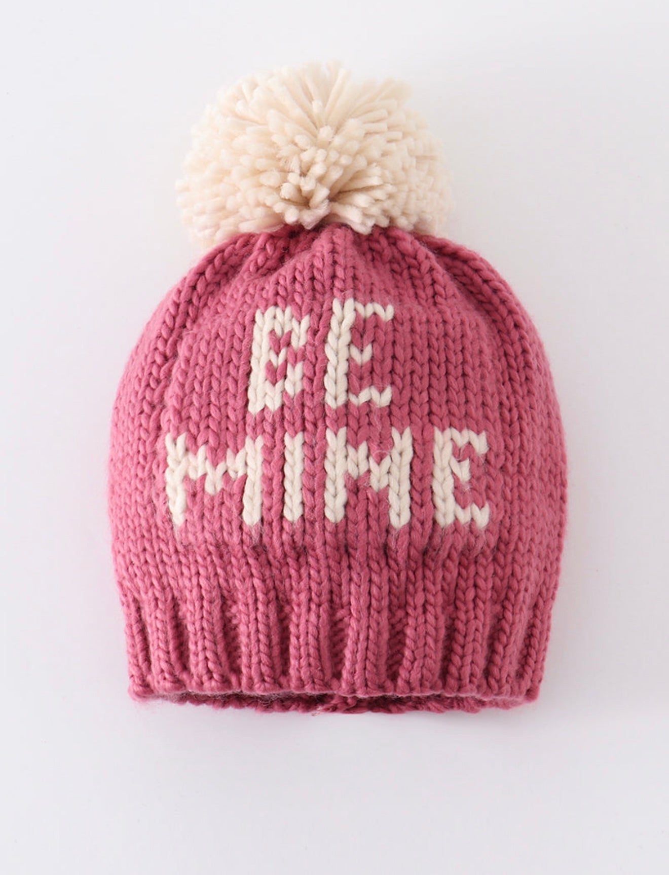 Pompom Cable Beanie