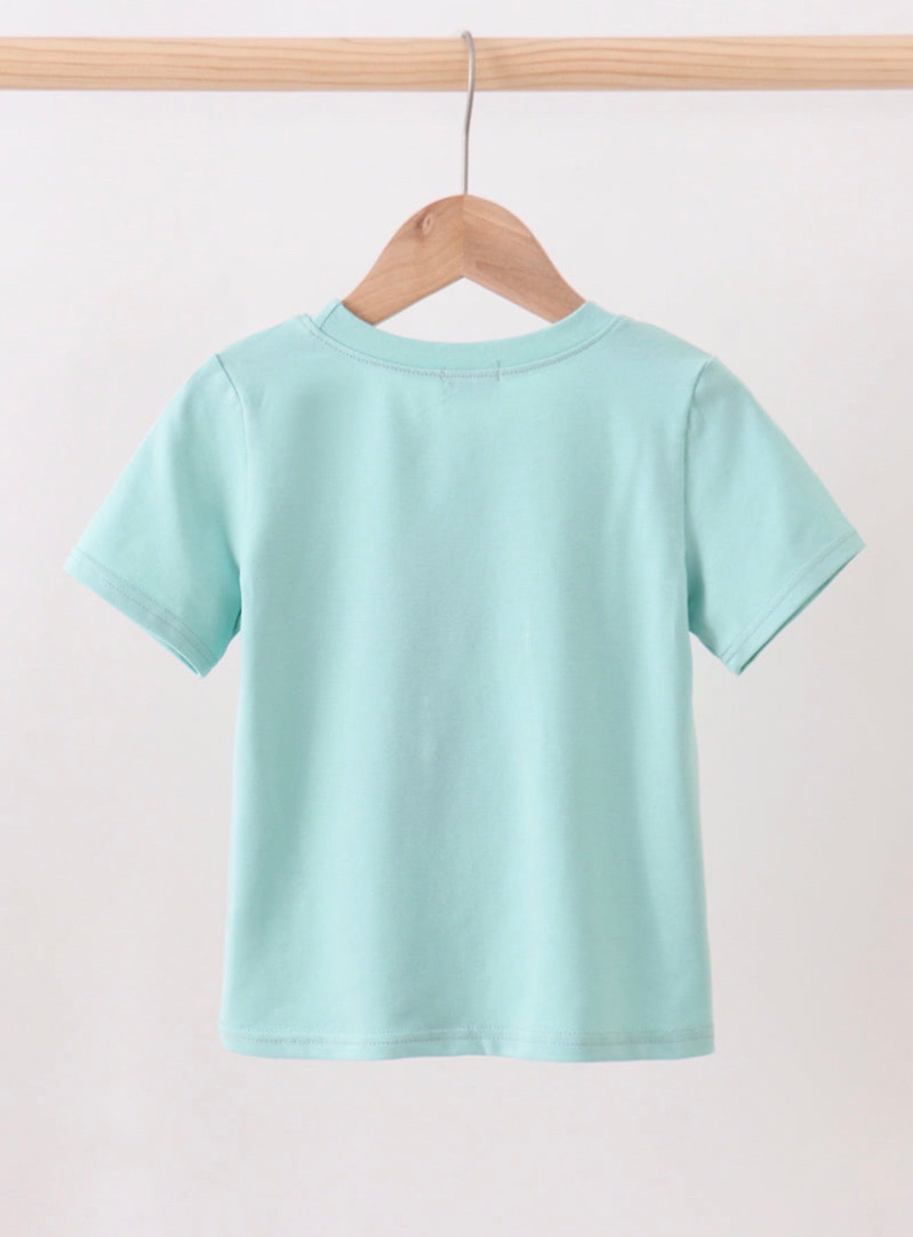 Blue He is risen boy’s embroidery top