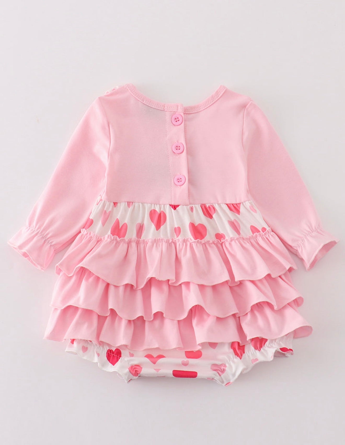 Pink love French knot girl bubble