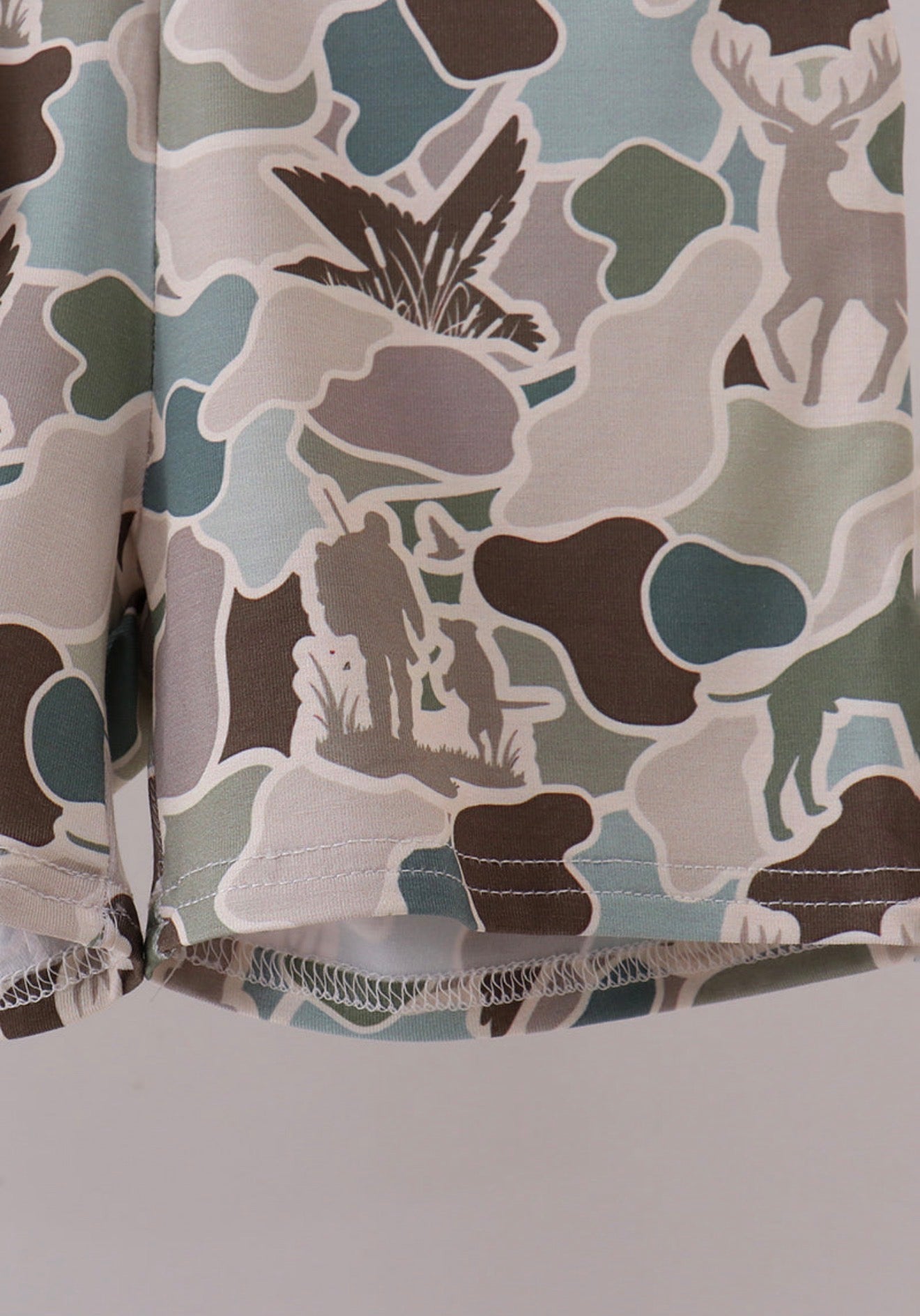 Camouflage Duck Print Bamboo Pajama Set