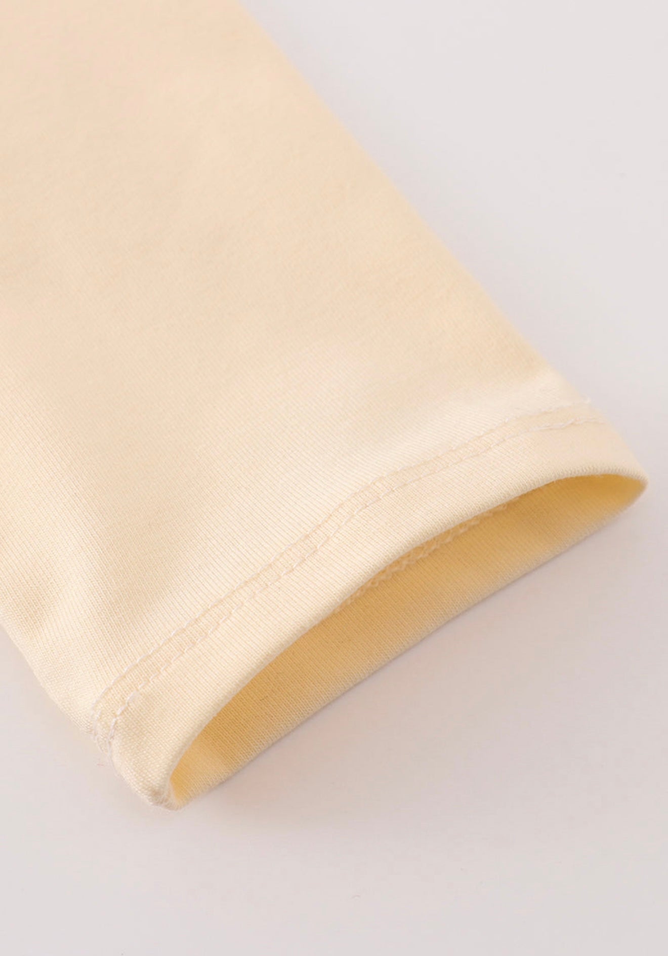 Cream ruffle girl dress