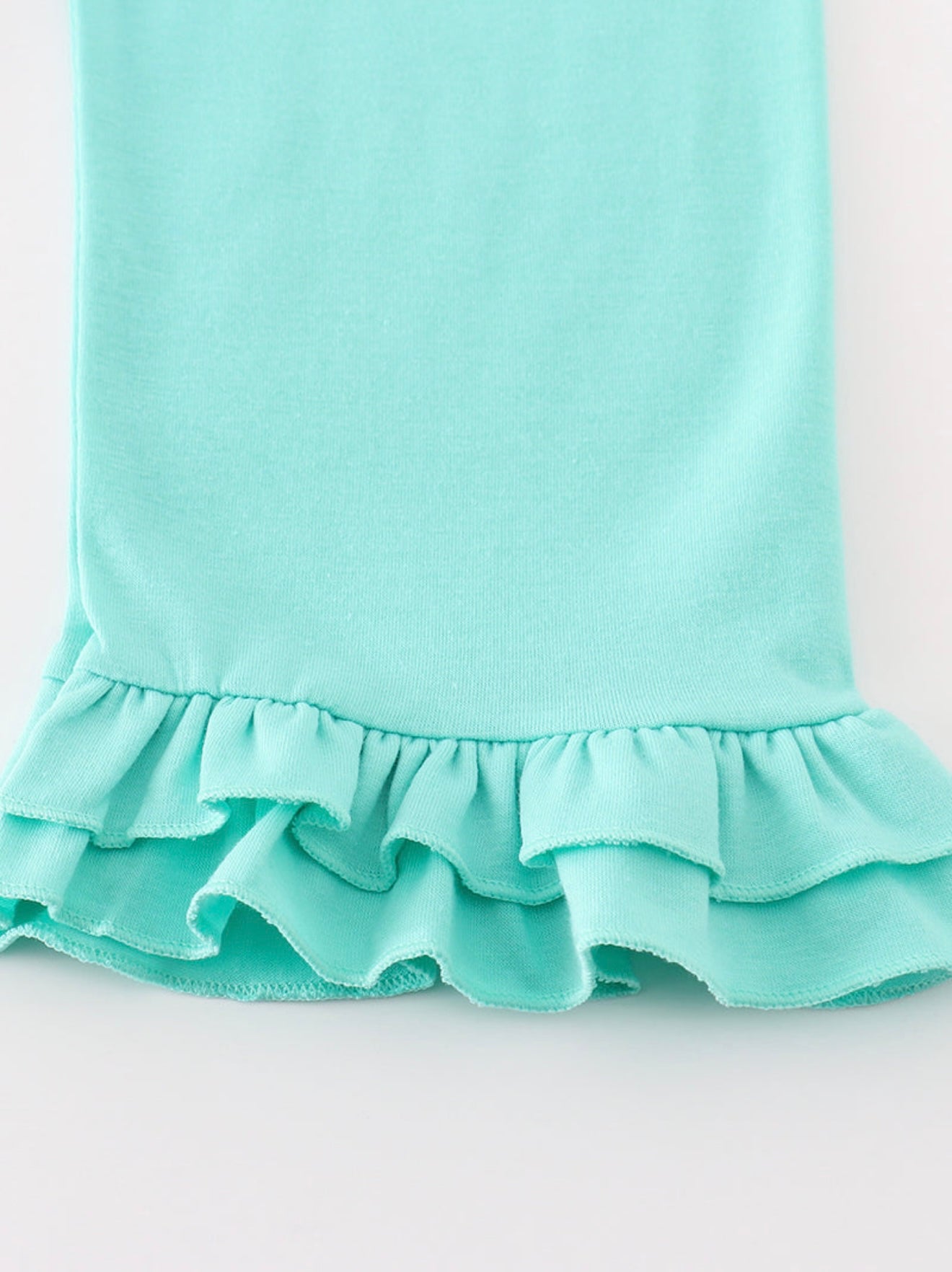 Green floral girl’s pants set