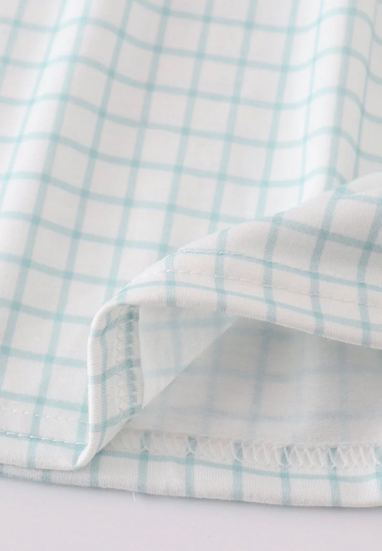 Blue He is Risen embroidery dress