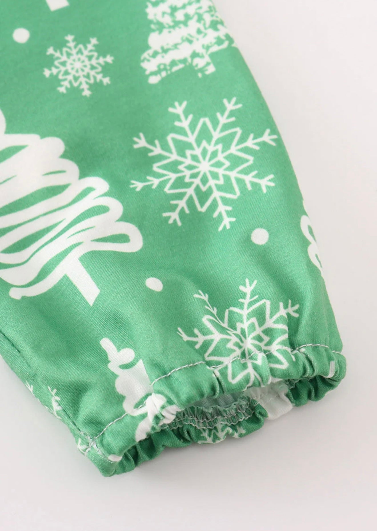 Green Christmas Tree Ruffle Dress