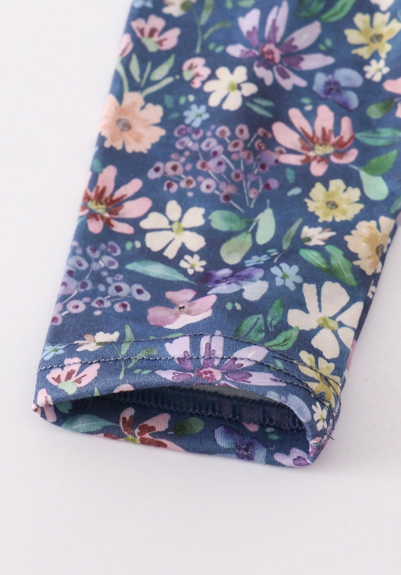 Purple floral lace bloomer set