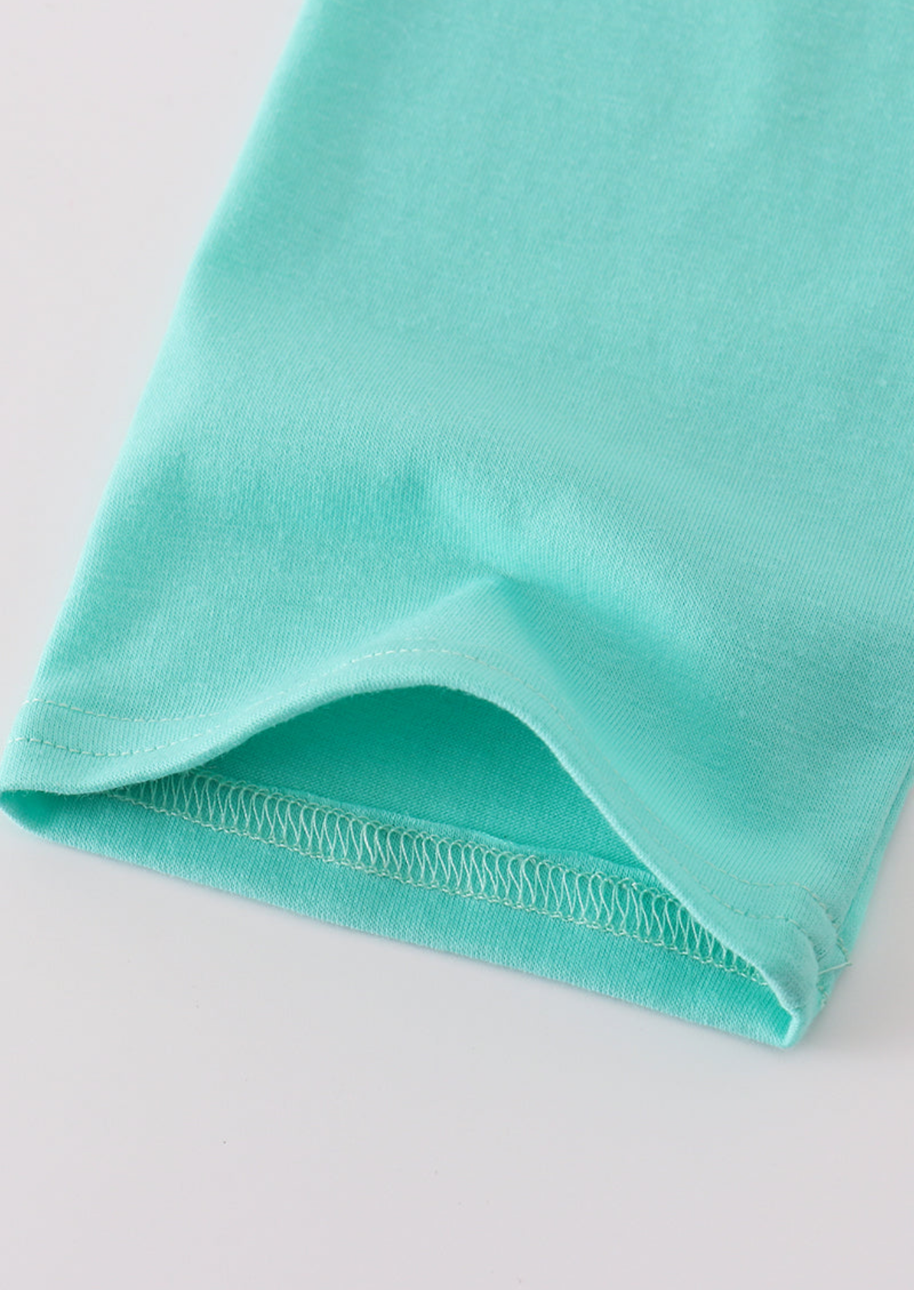 Green meadow splash ruffle pants set