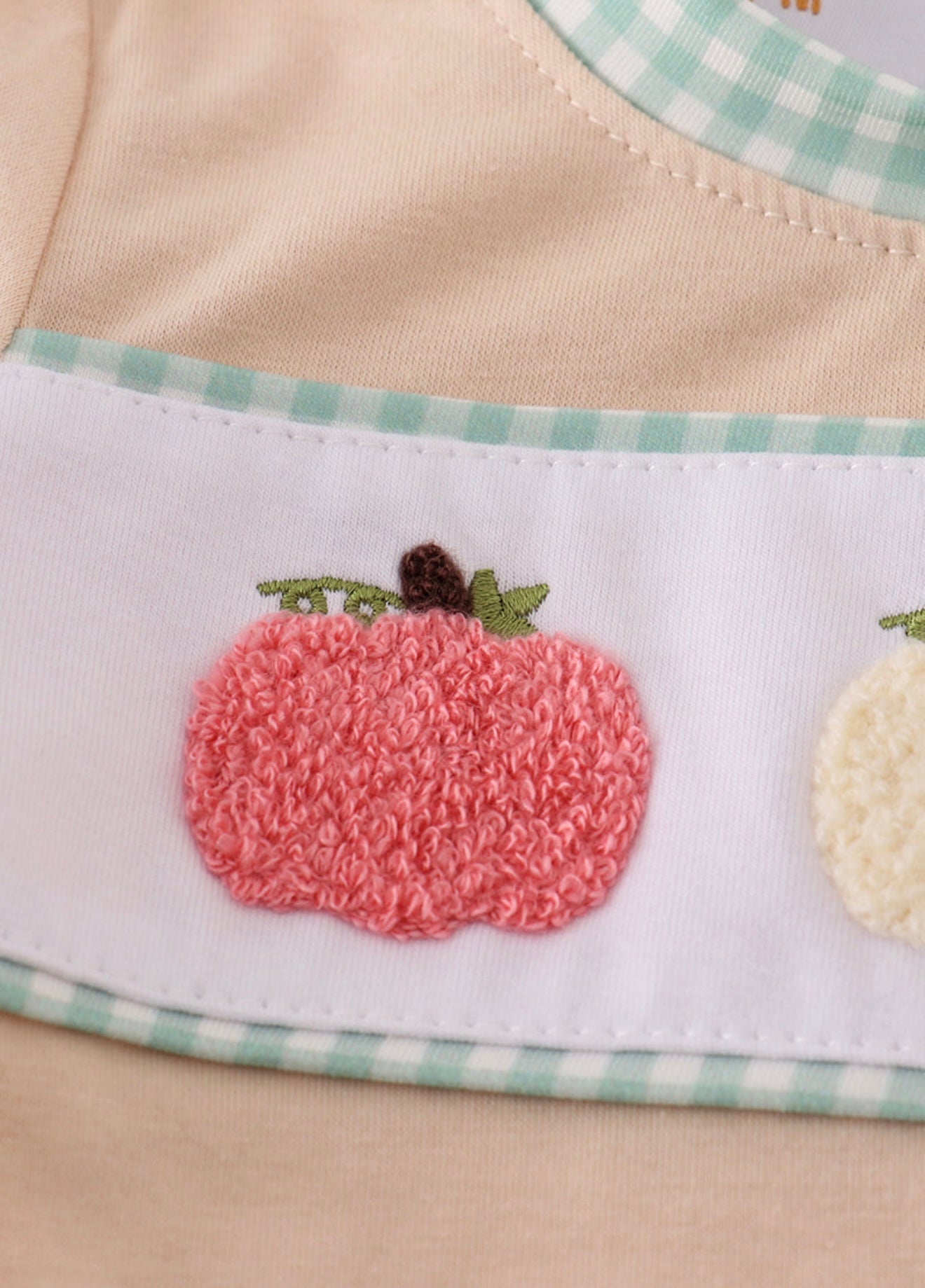 Beige French knot boy bubble