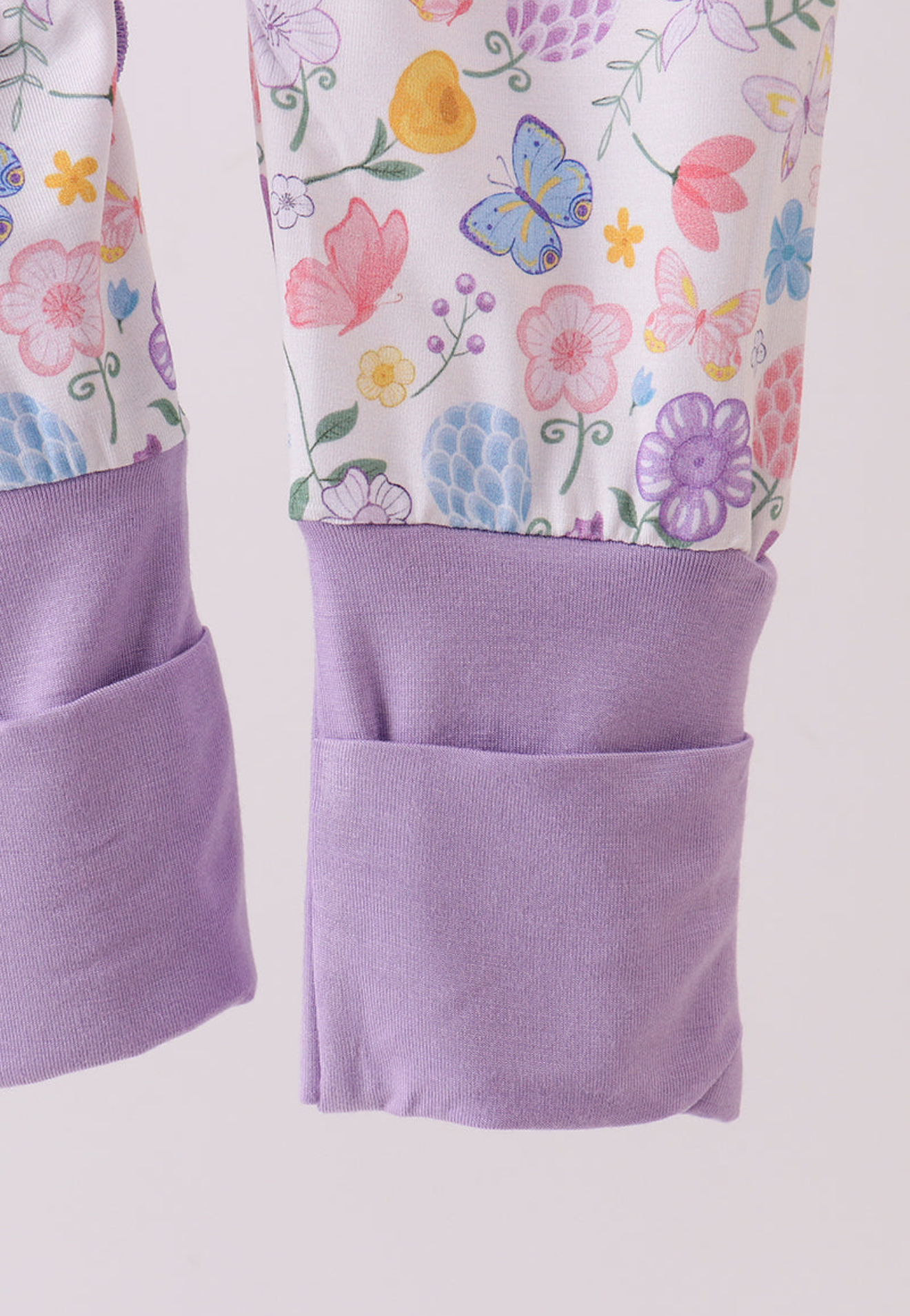 Premium Butterfly Garden Bamboo Romper