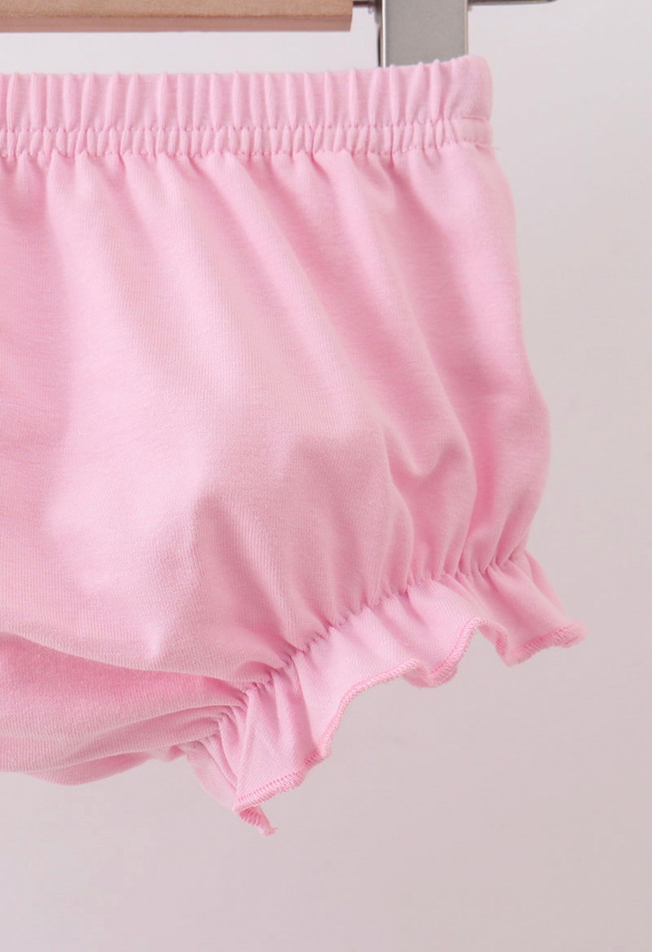 Multicolor stripe marine embroidery bloomer set