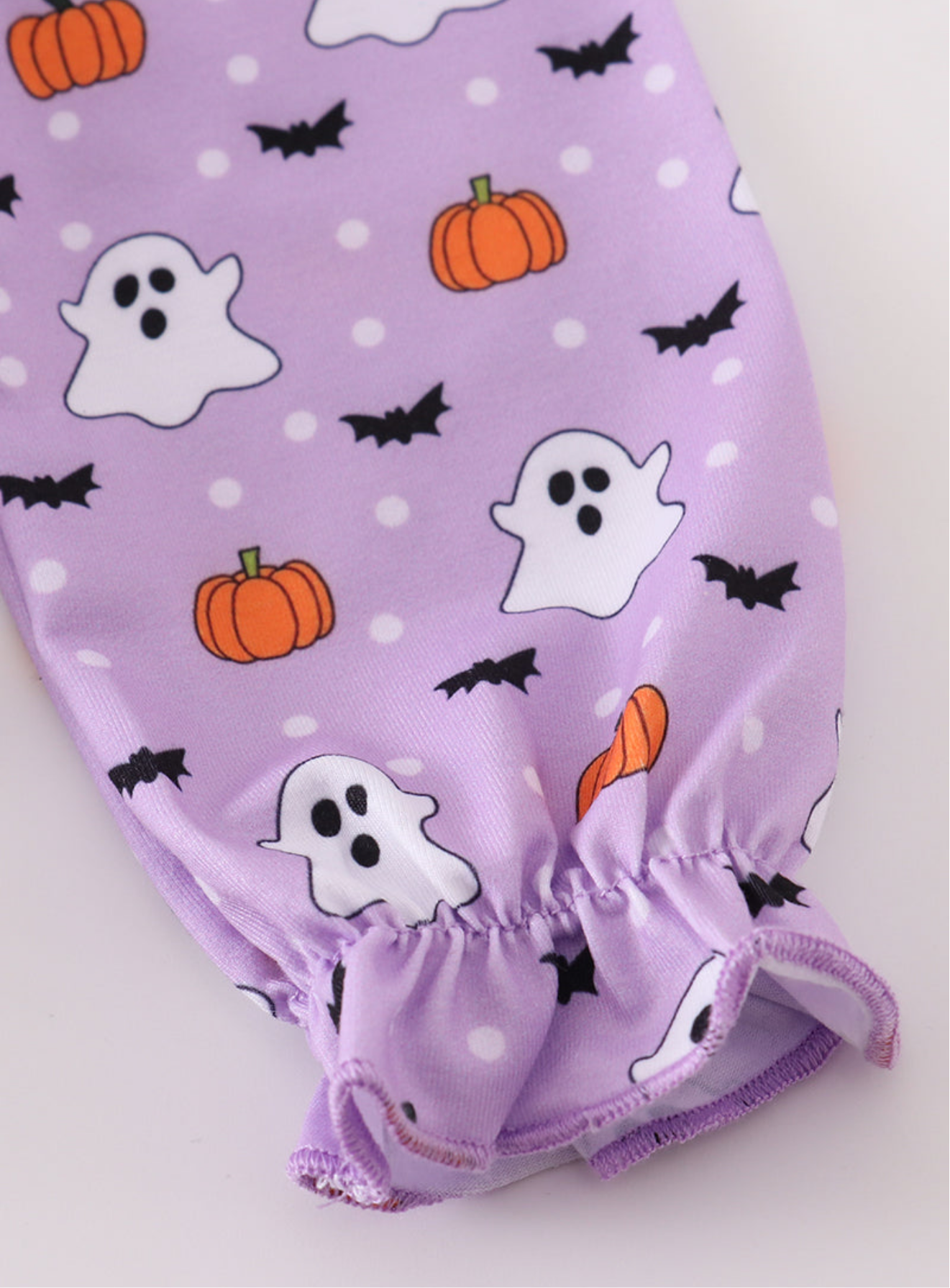 Premium purple Halloween print girl bubble