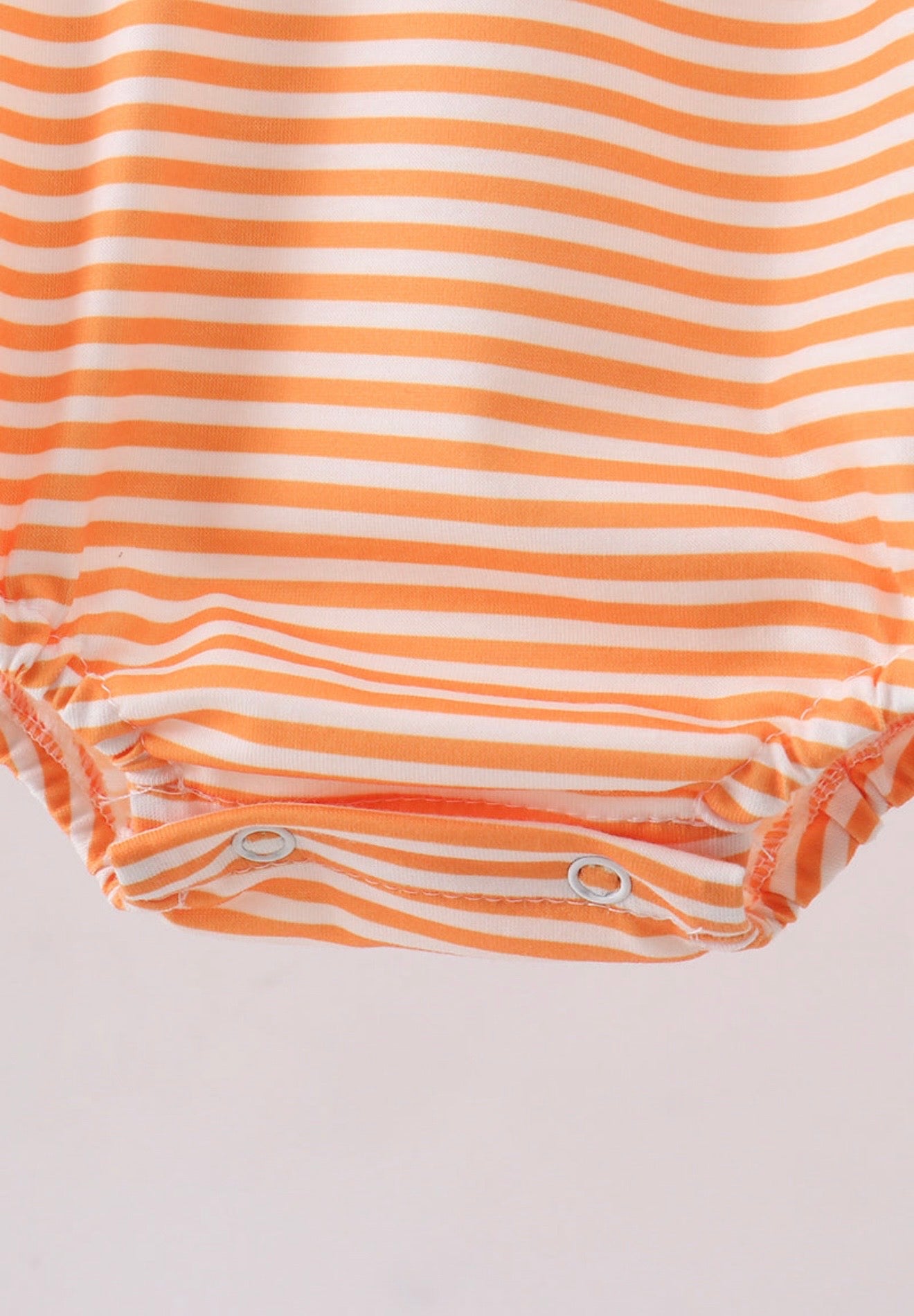 Orange stripe marine embroidery bubble