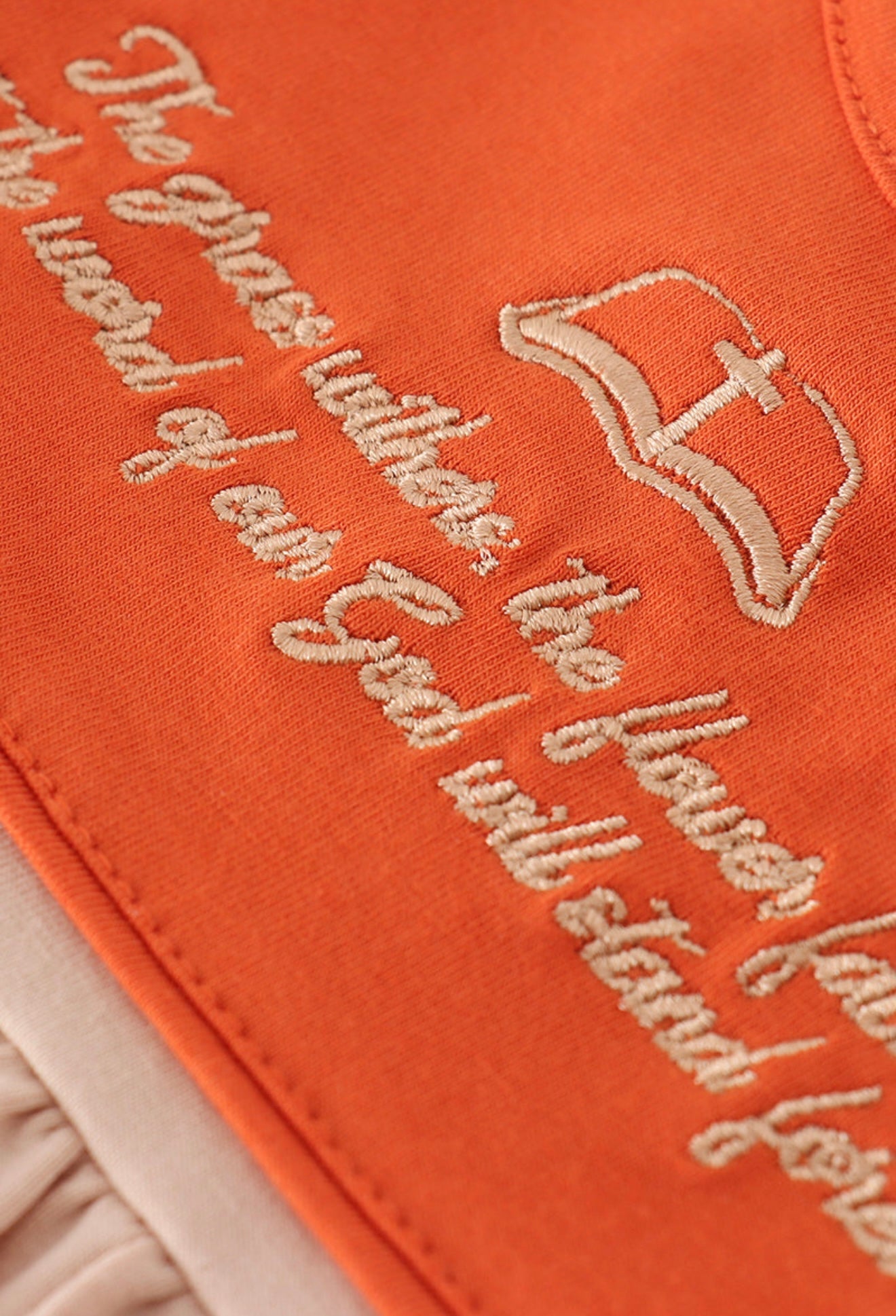 Rust Isaiah embroidery girl bloomer set