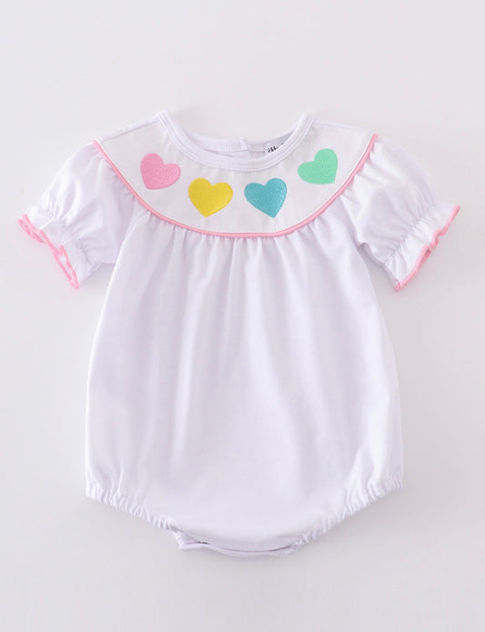 Valentine’s Day heart embroidery girl bubble