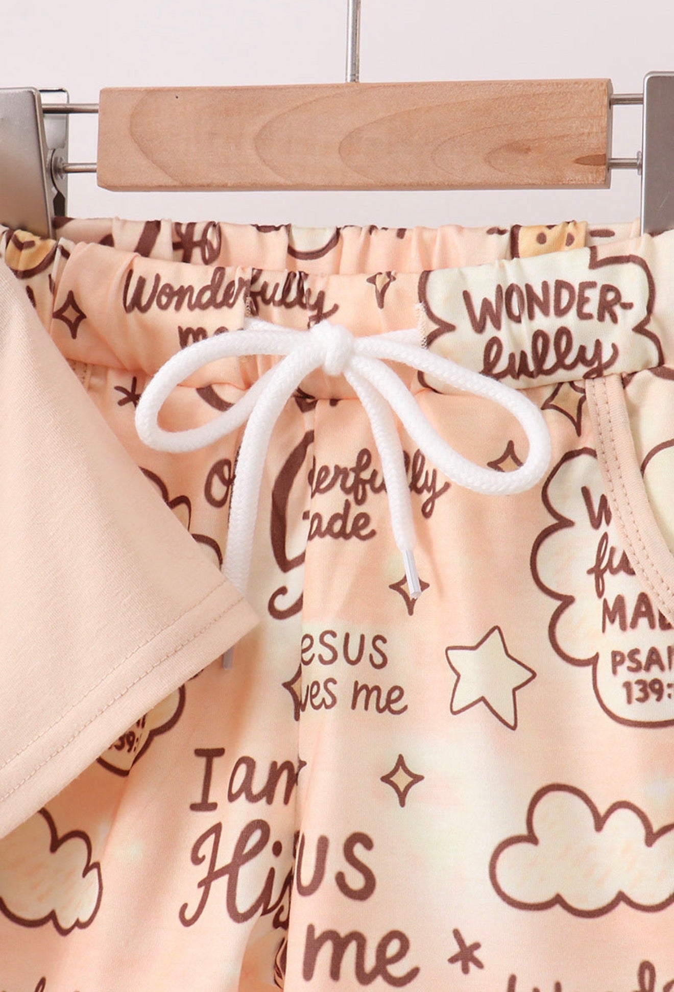 Child of God embroidered shorts set