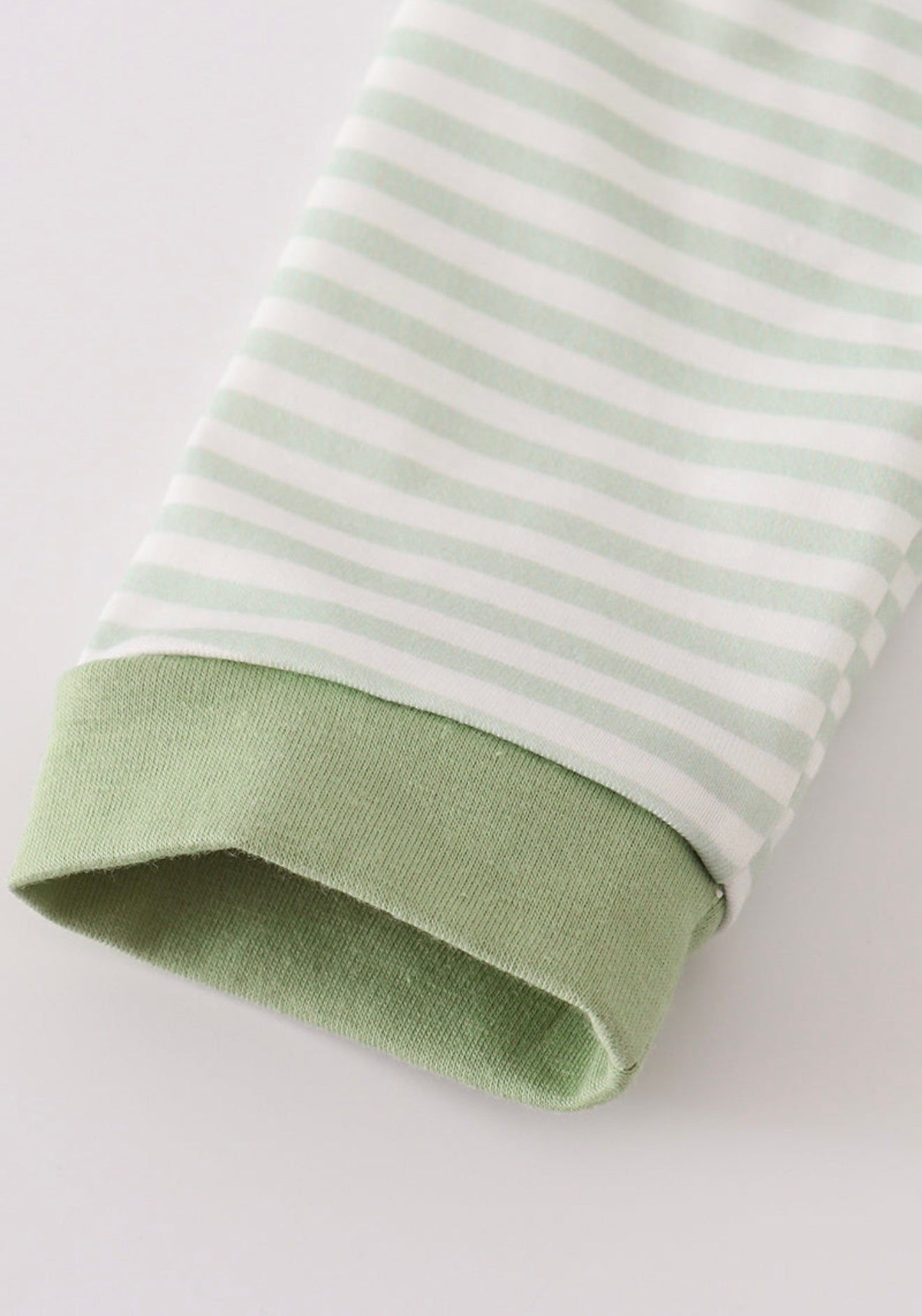 Sage Turkey Appliqué Stripe Boy’s Romper