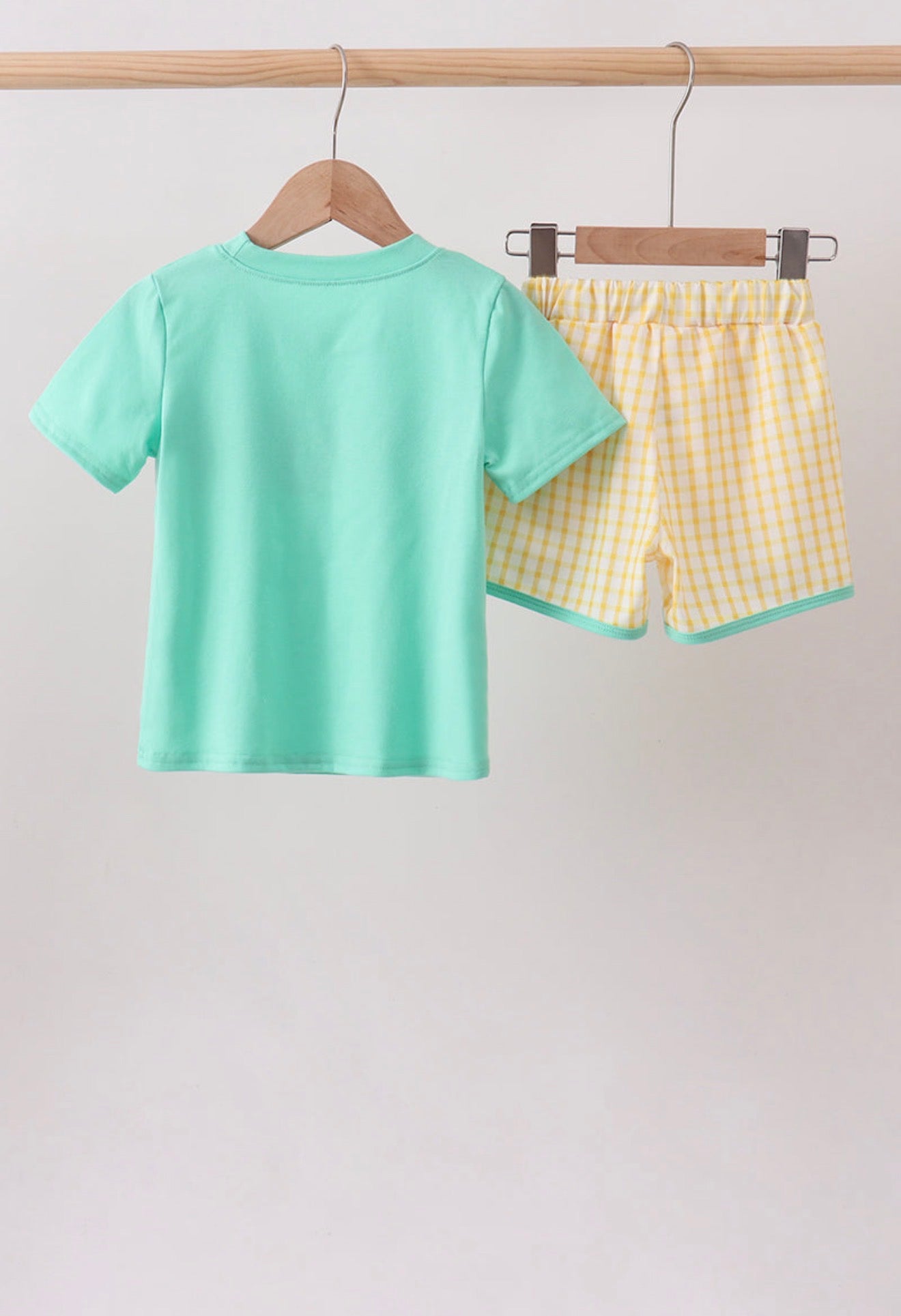 Mustard Honey Bear
Embroidered Short Set