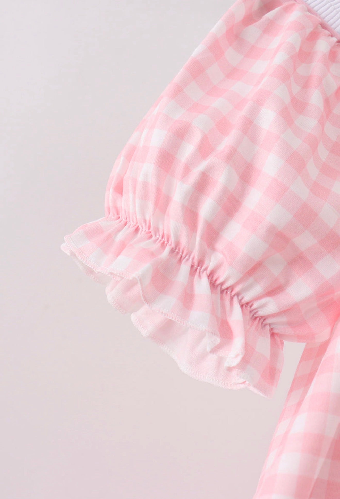 Pink Apple Bus Smocked
Dress