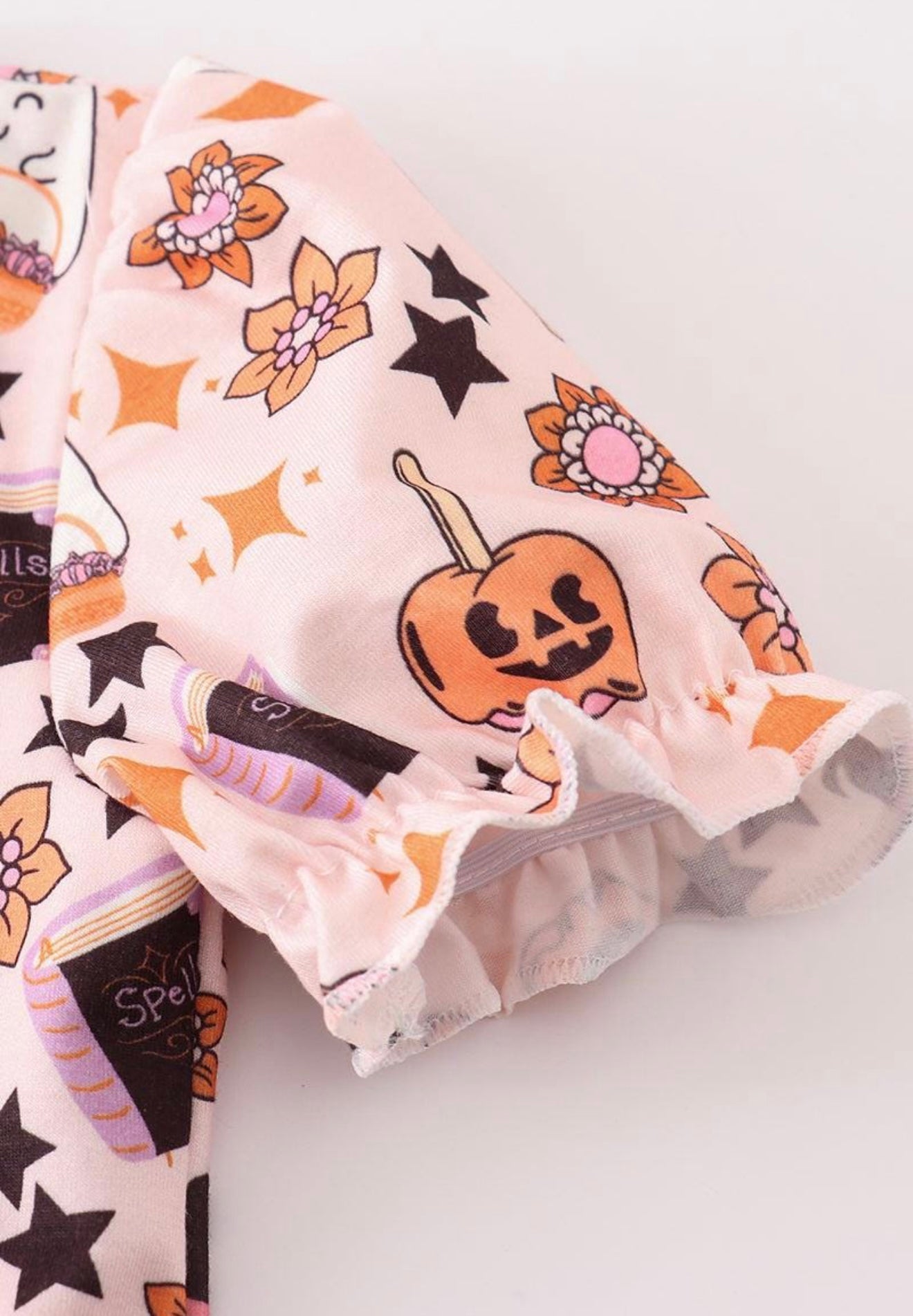 Happy Halloween girl romper