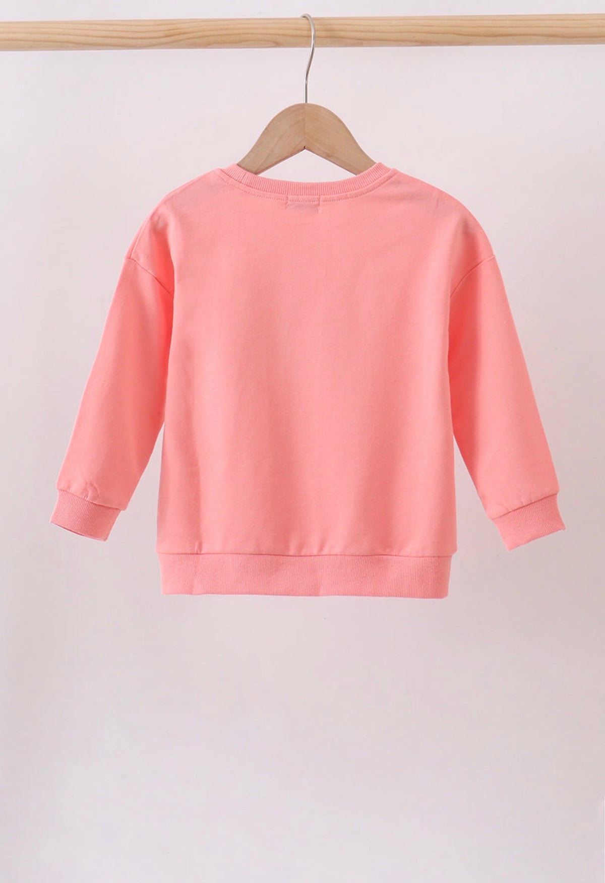 Pink Floral Bow Embroidery
Top