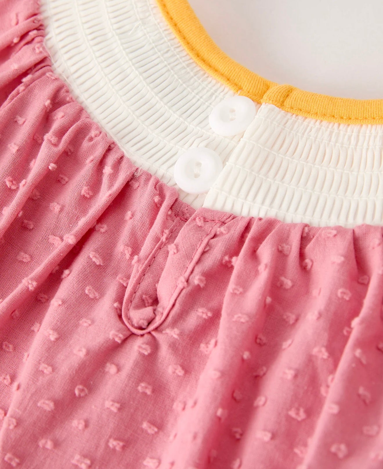 Fall Thanksgiving Turkey Leaf Embroidery Smocking Bow Baby Girl’s Romper