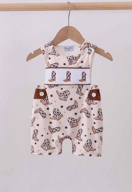 Western cowboy boots smocked jonjon