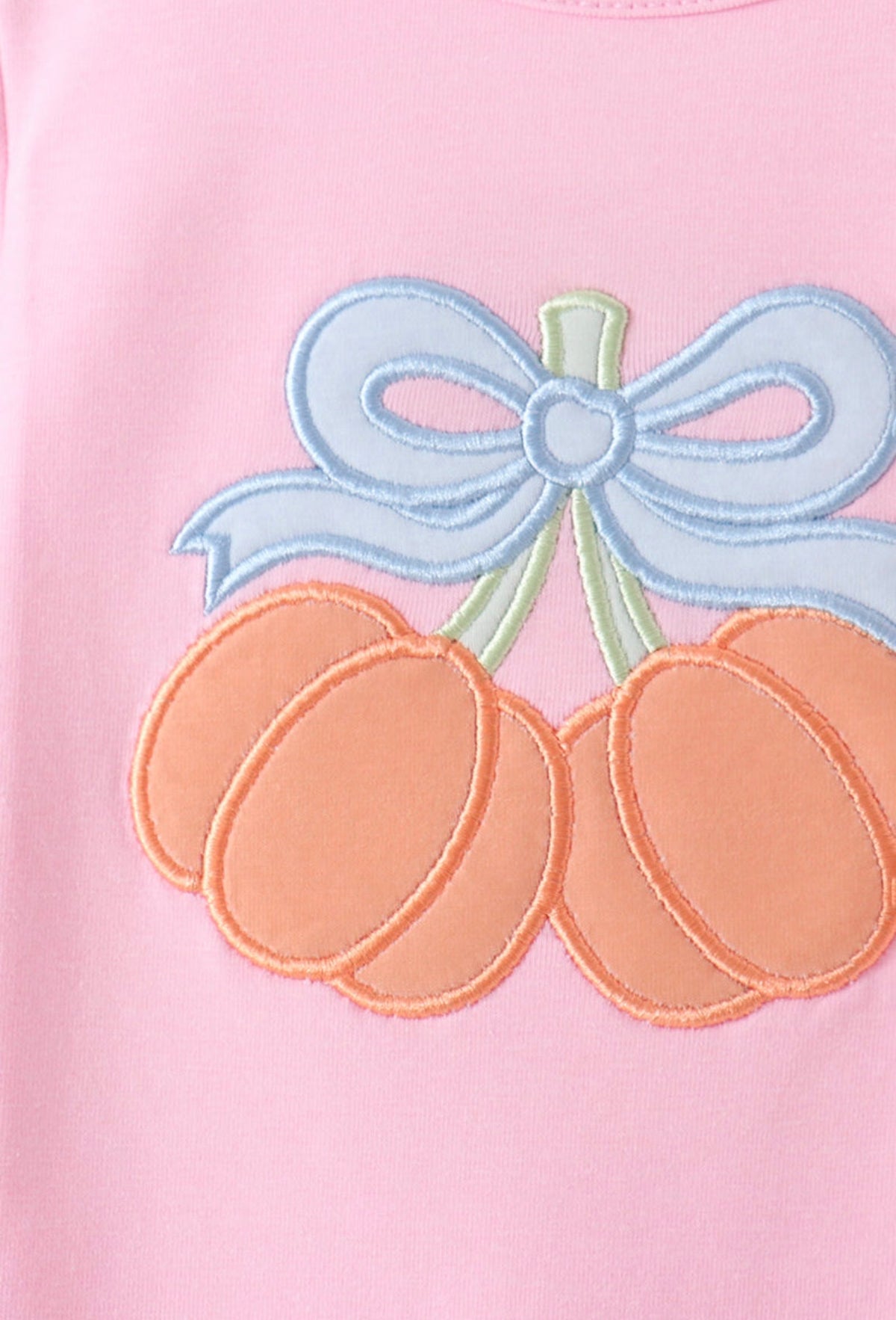 Pink Bow Pumpkin Ruffle 2 piece Set