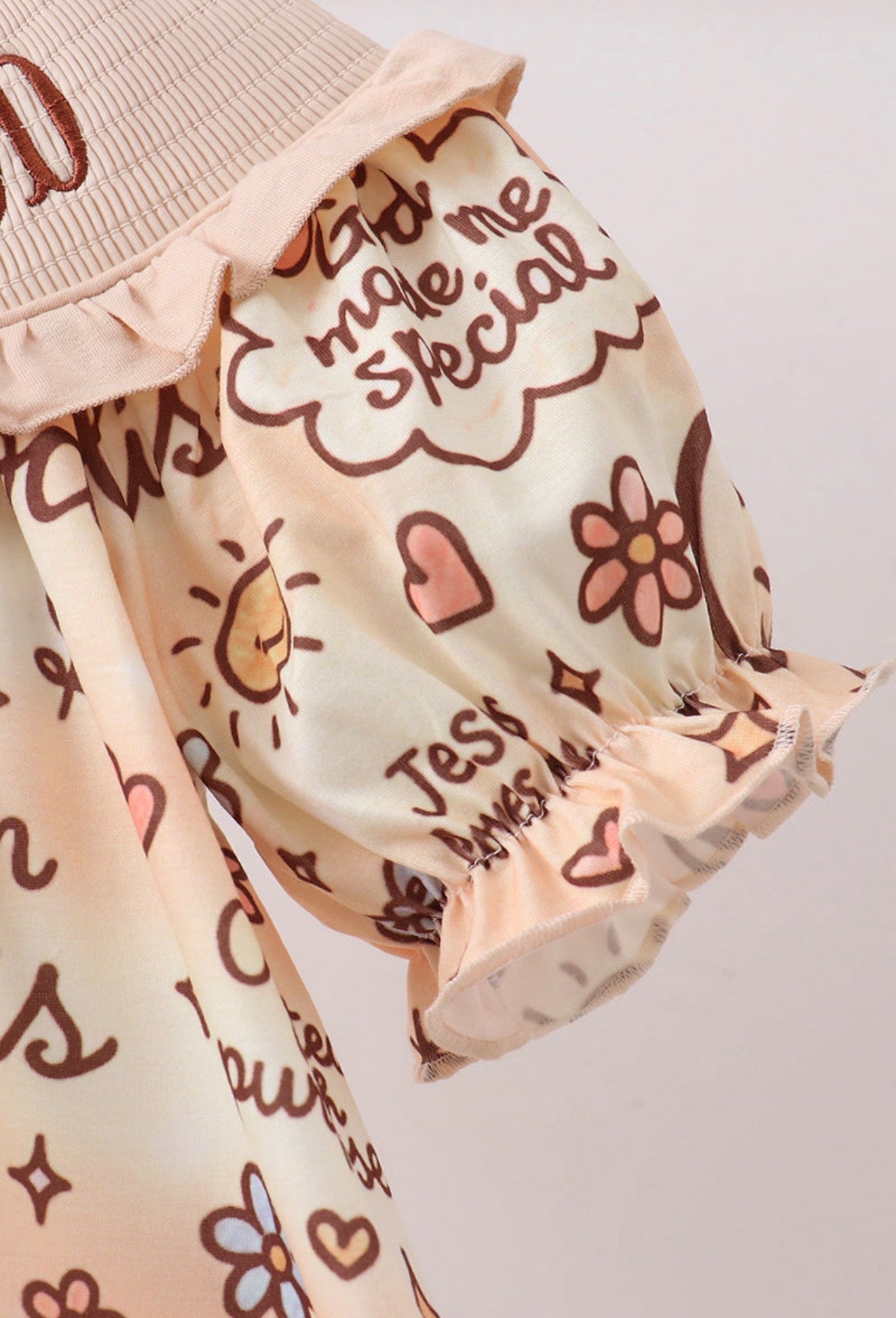 Child of God smocked ruffle dress