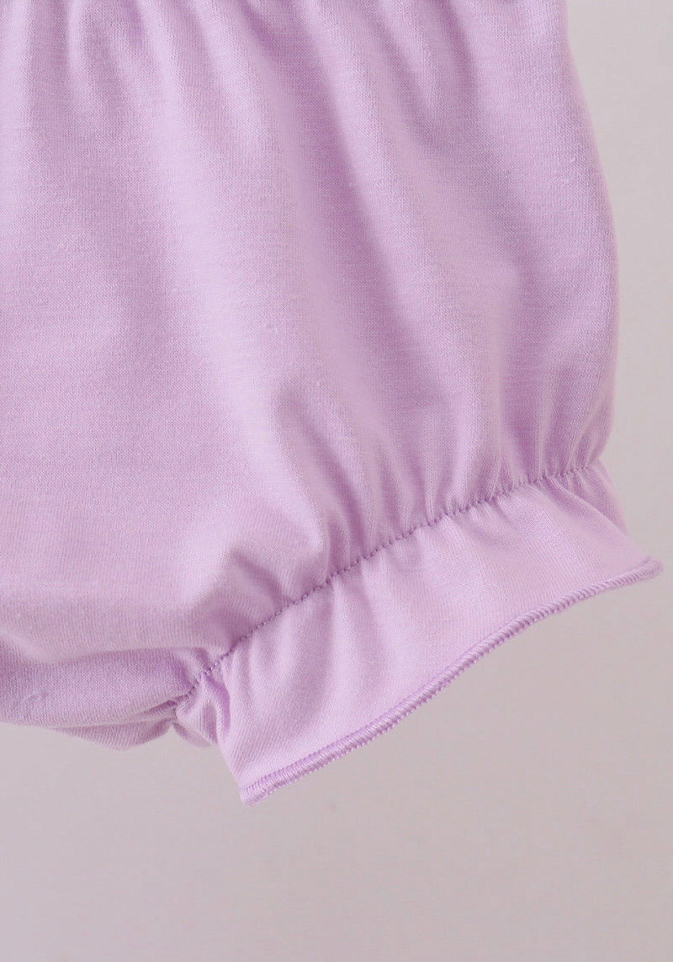 Purple floral print bloomer set