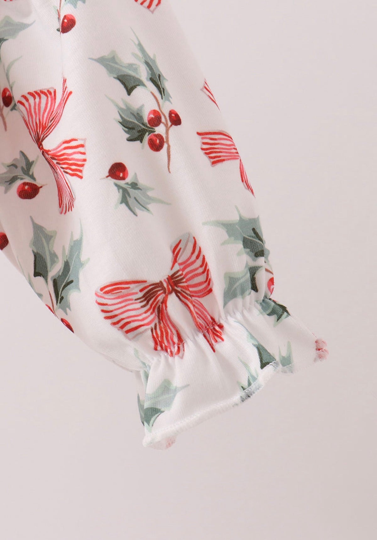Merry Christmas embroidery romper