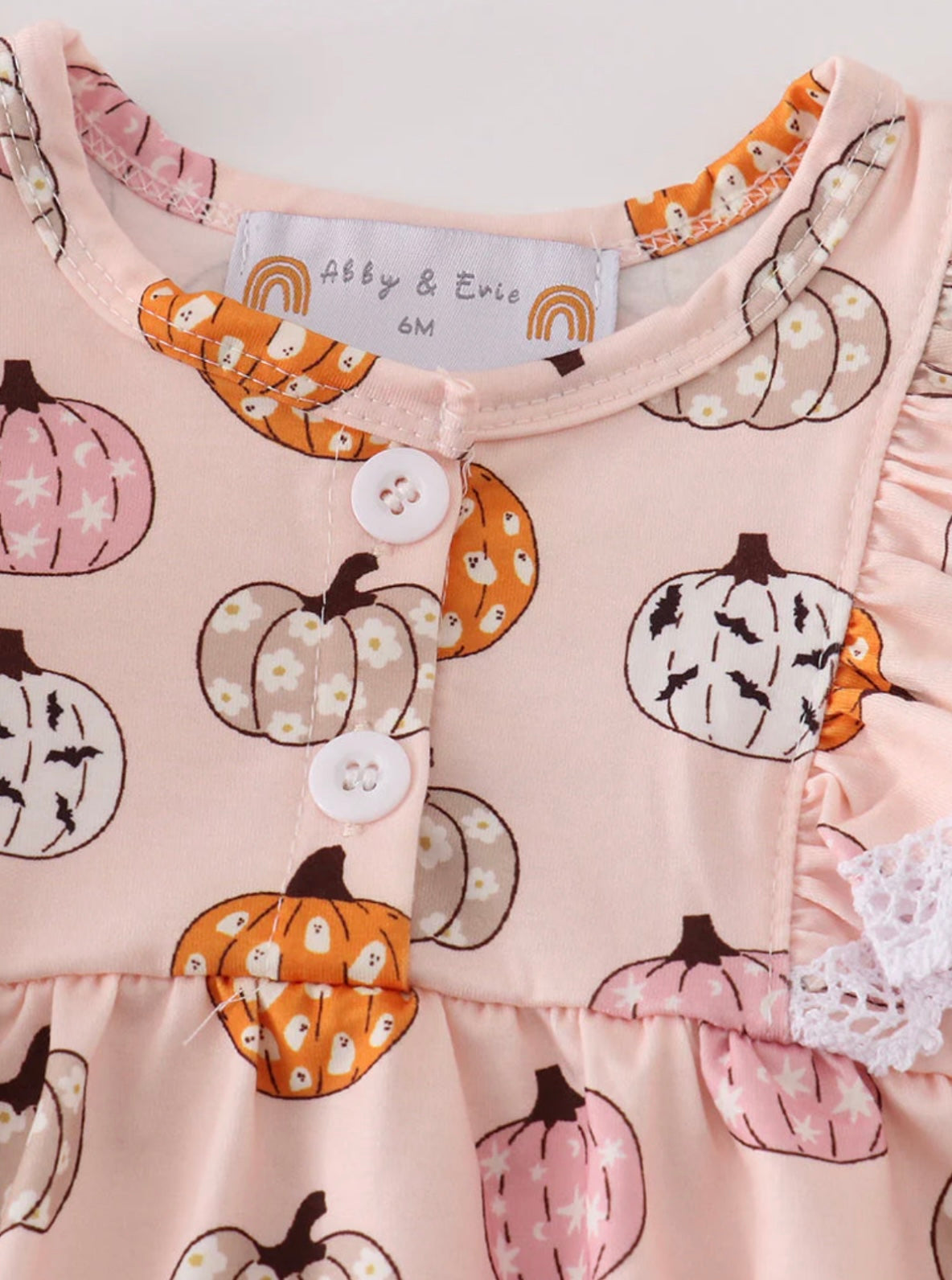 Pink pumpkin girl bubble