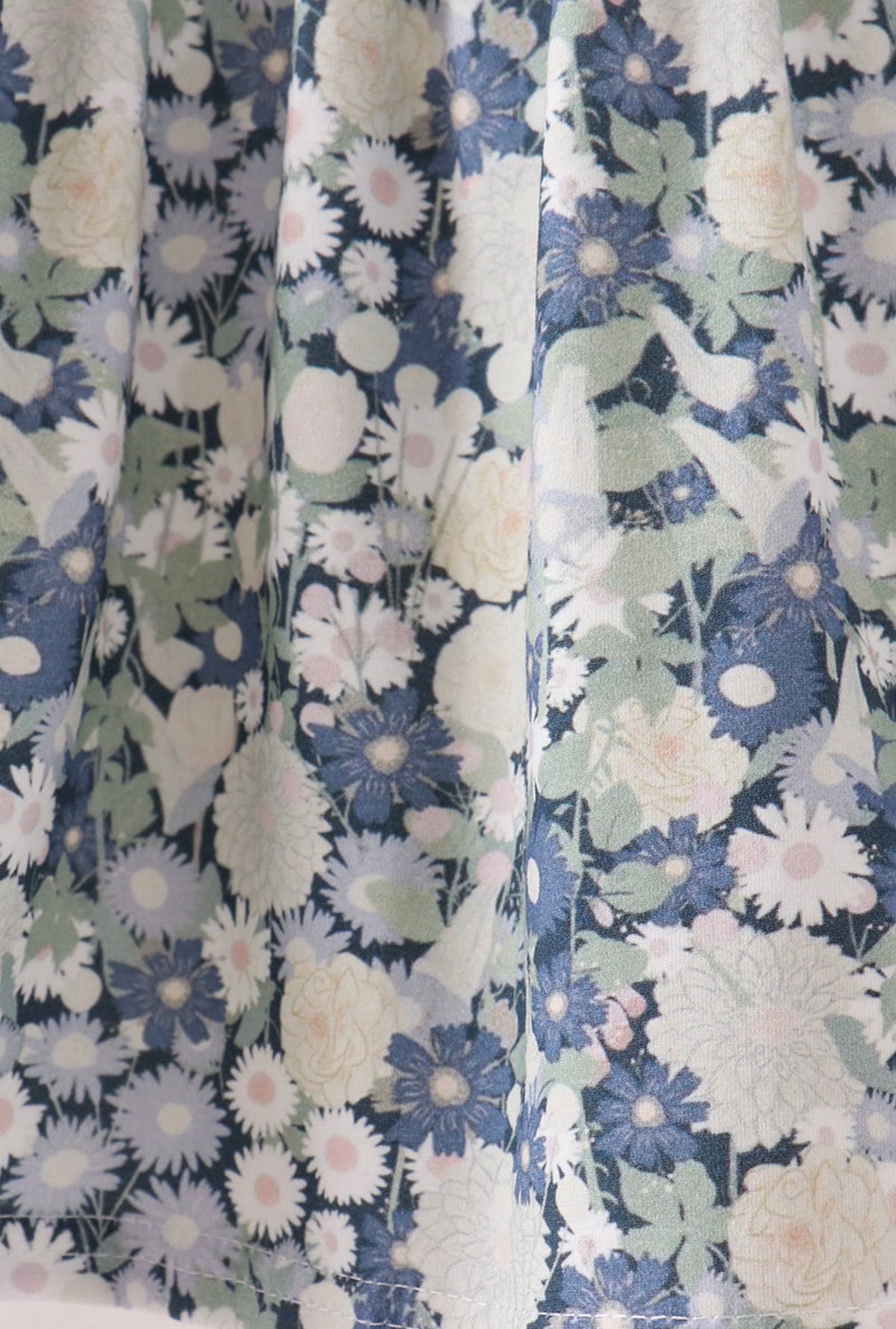 Vintage Floral Ruffle Pants Set