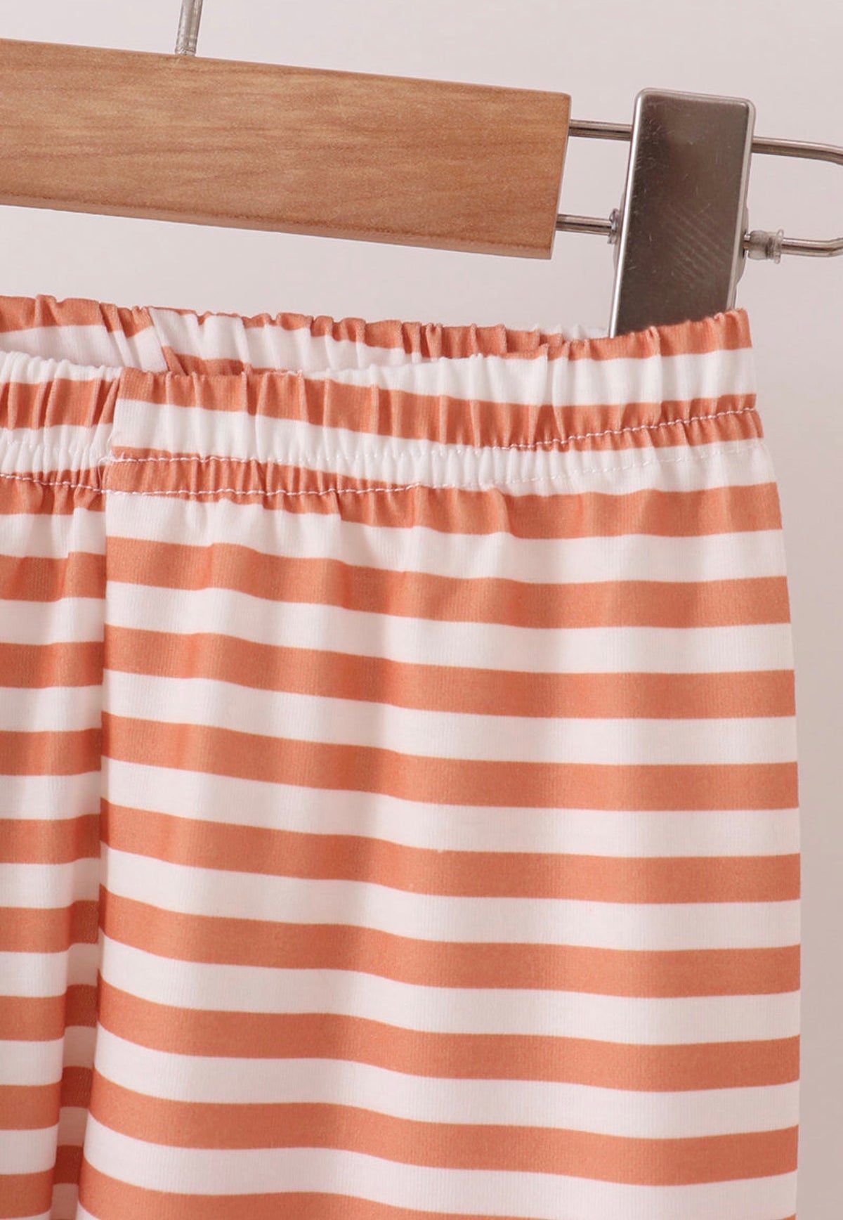 Sage Reindeer Applique Stripe Pants Set