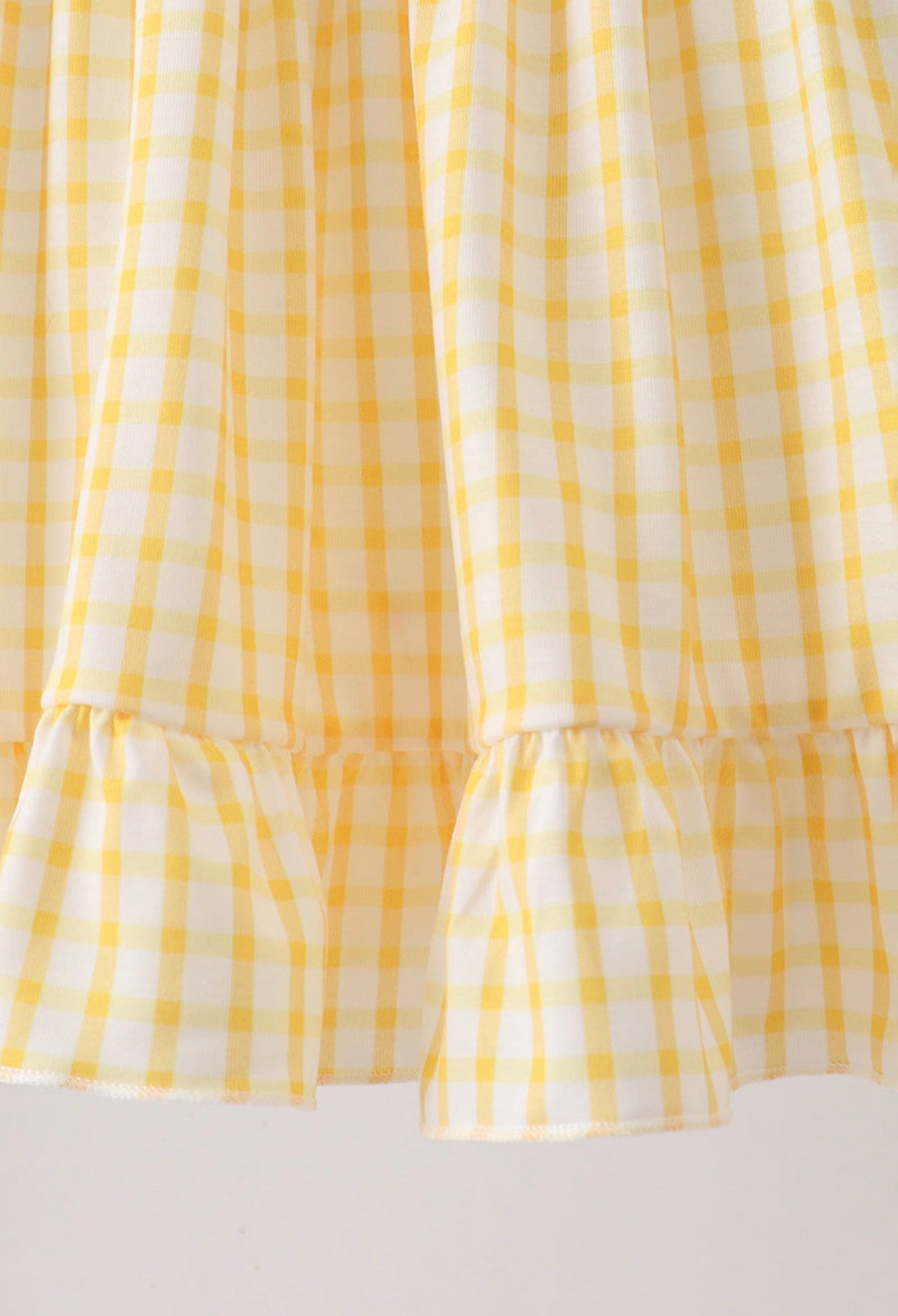 Mustard Honey Bear
Embroidered Ruffle Shorts Set
