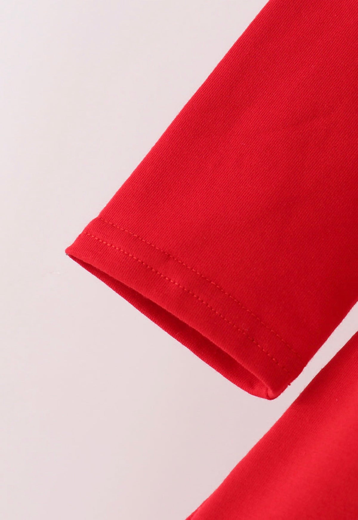 Red Bow Ruffle dress