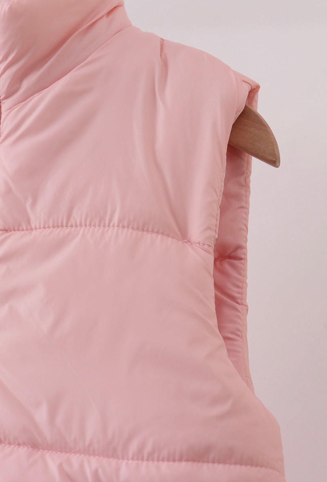 Girl’s pink puffer vest