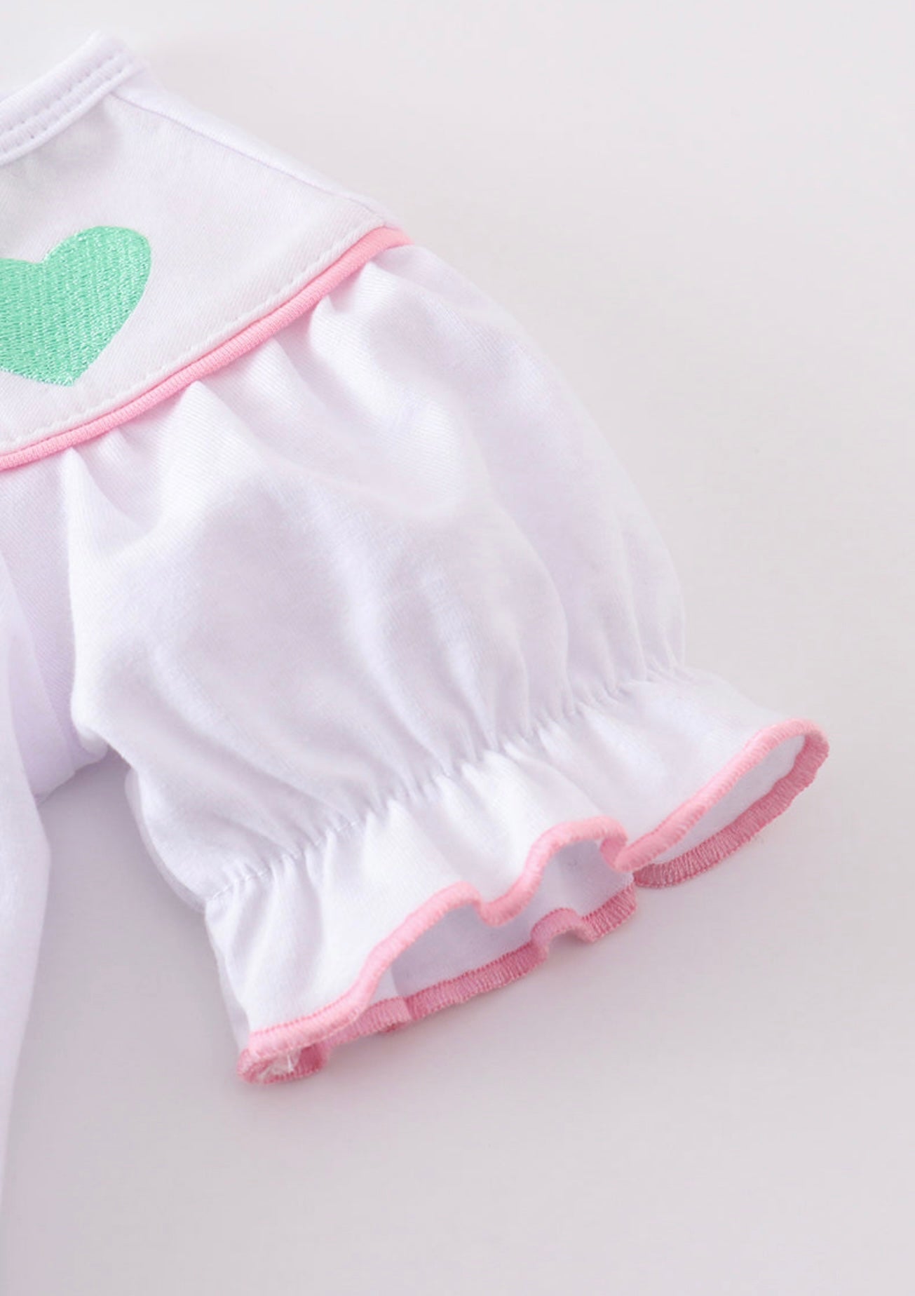 Valentine’s Day heart embroidery girl bubble