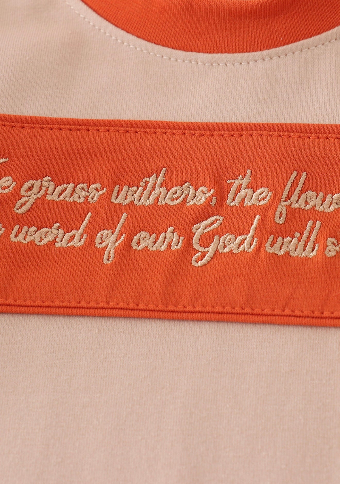 Rust Isaiah embroidery boy romper