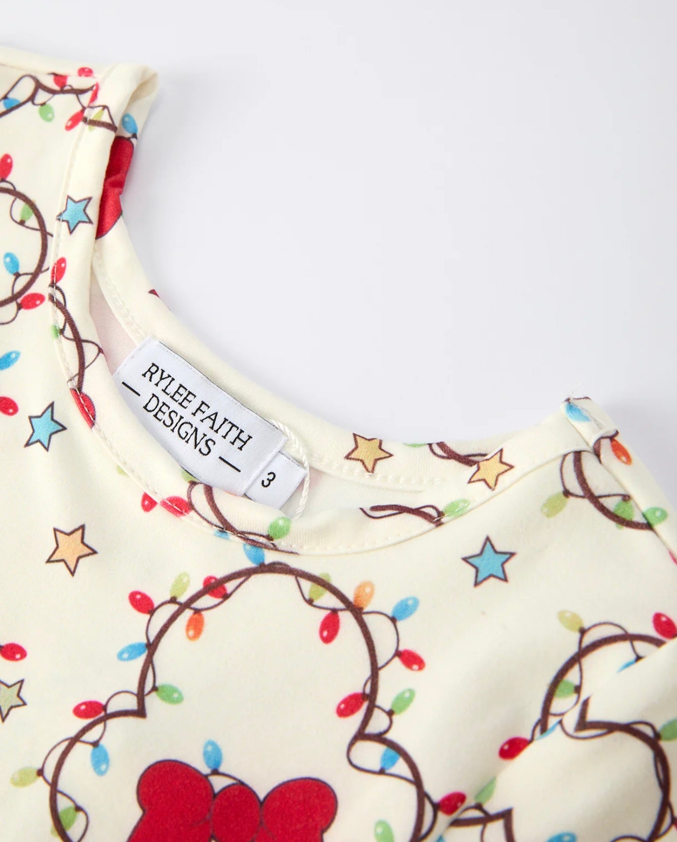 Cute Christmas Decor Dress: Colorful String of Lights