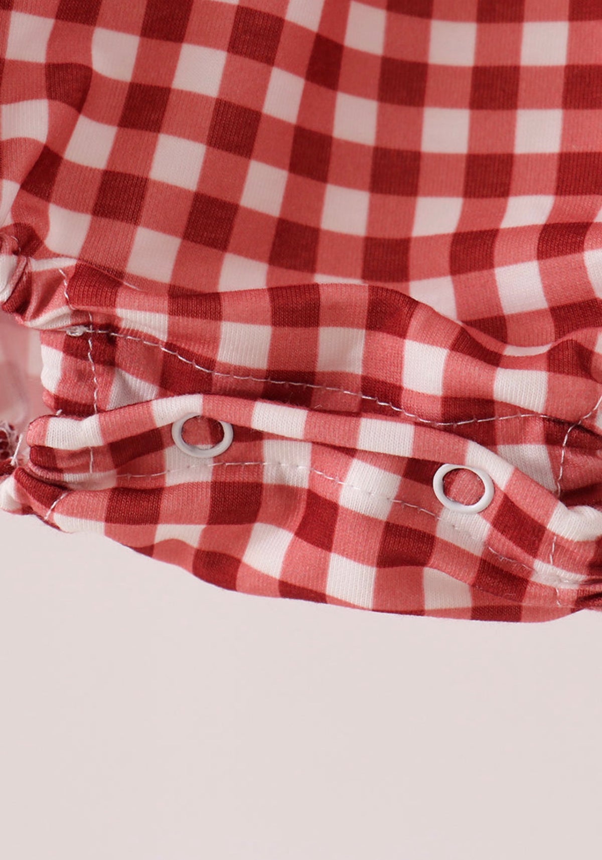 Maroon thankful leaves embroidey gingham bubble