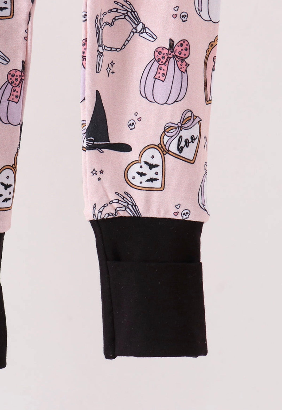 Pink Spooky Embroidery
Bamboo Ruffle Romper