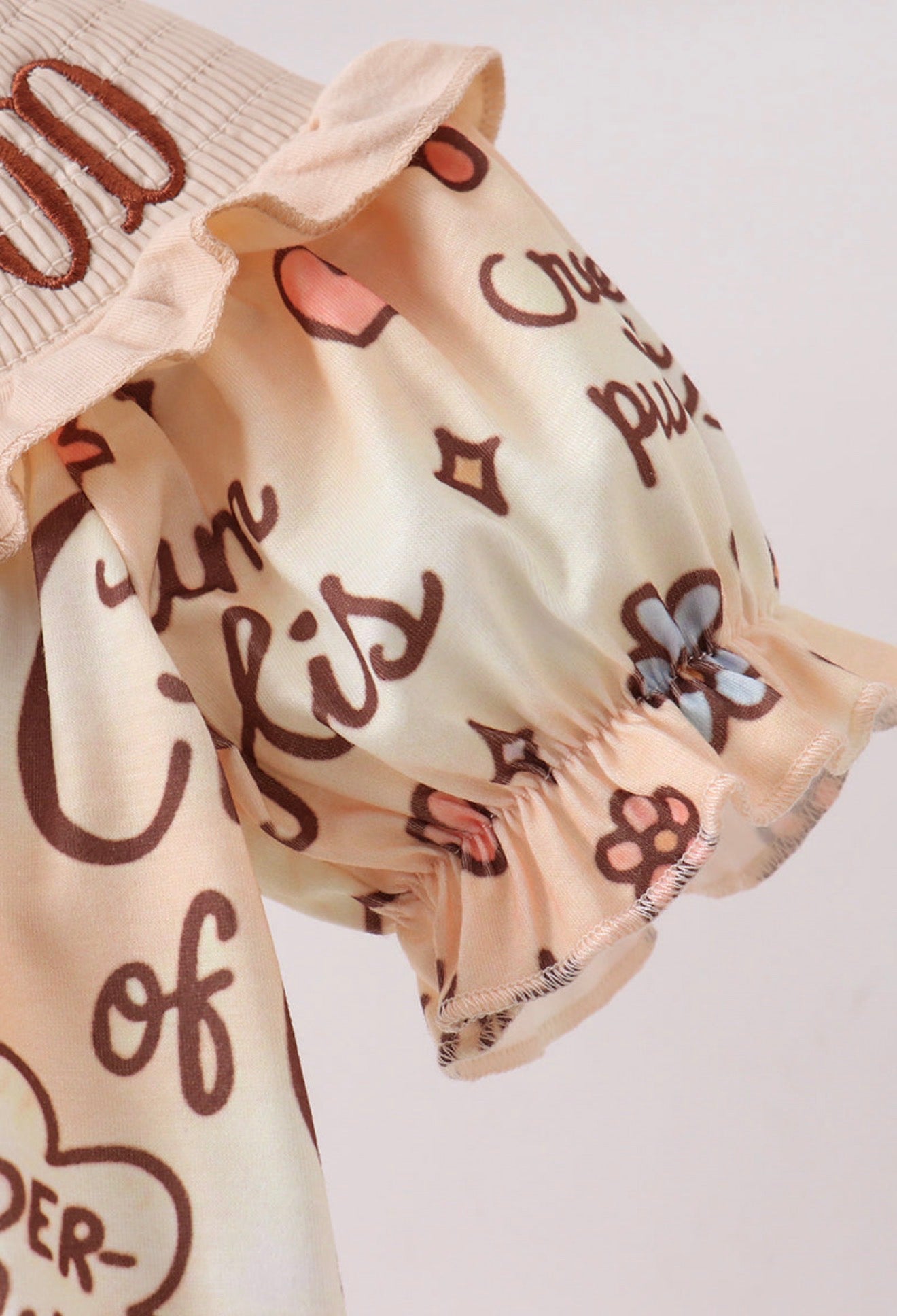 Child of God smocked ruffle bubble
