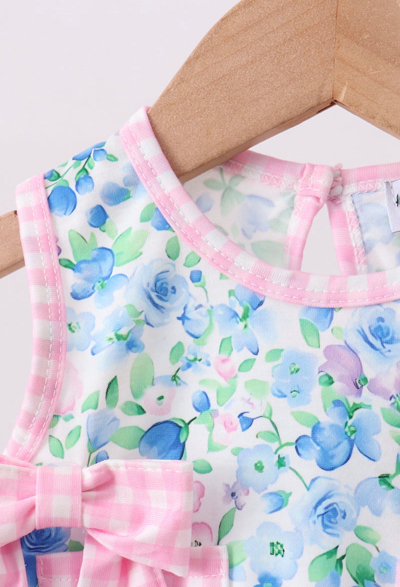 Blue floral bloomer set