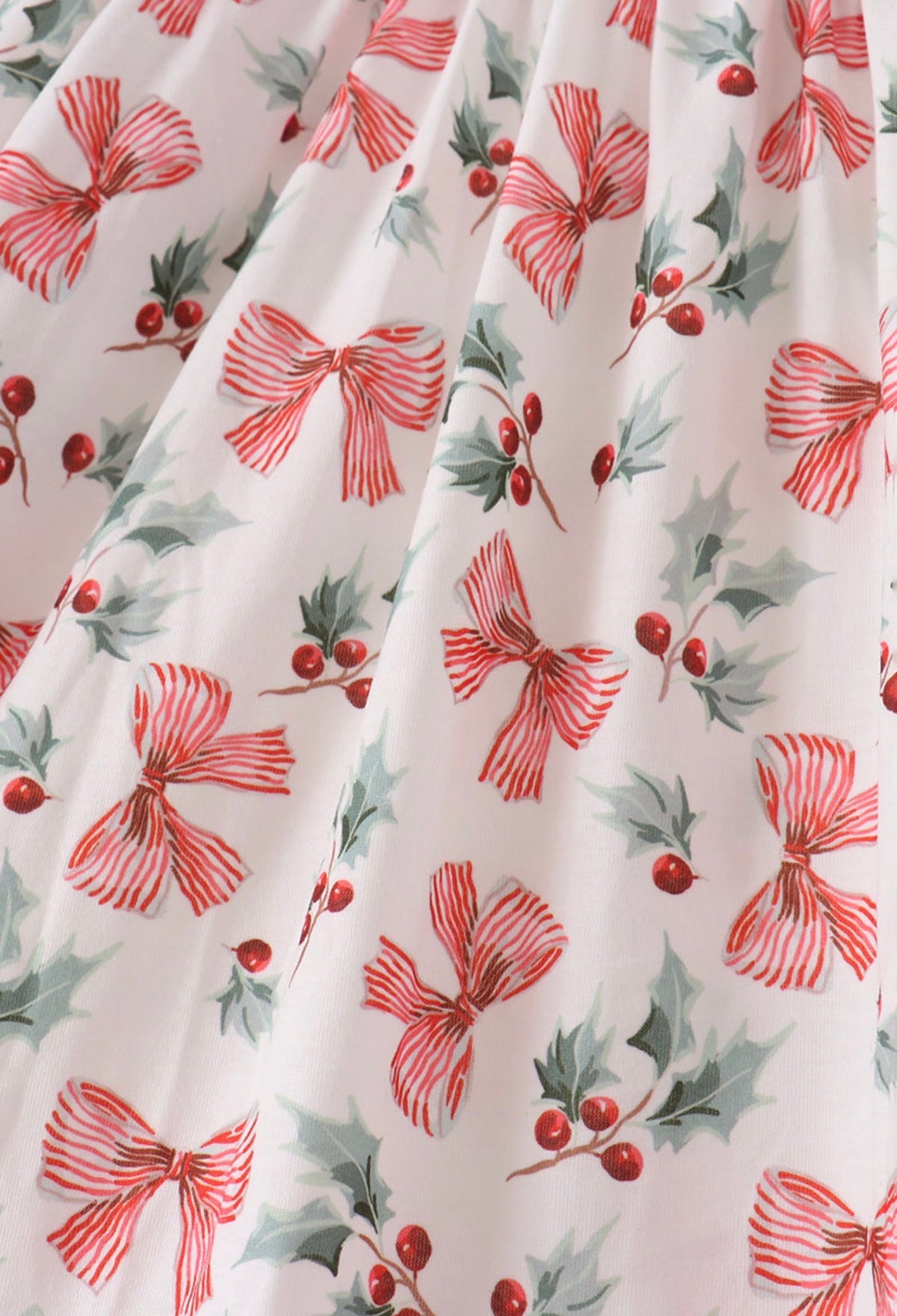 Merry Christmas embroidery dress