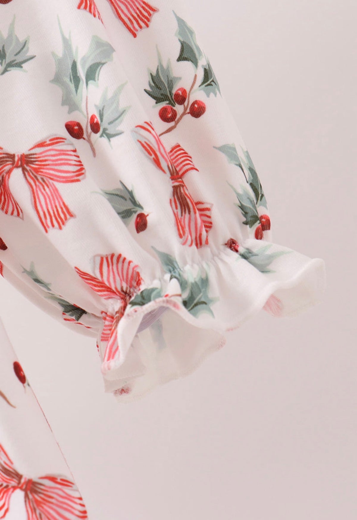 Merry Christmas embroidery dress