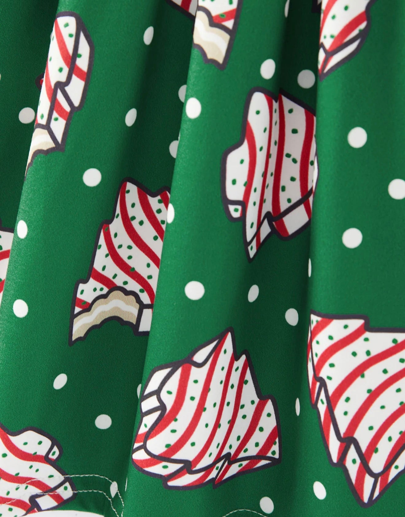 Christmas Gingerbread Print Girls Dress