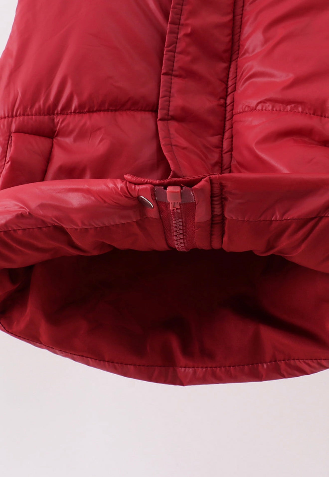 Girl’s maroon puffer vest